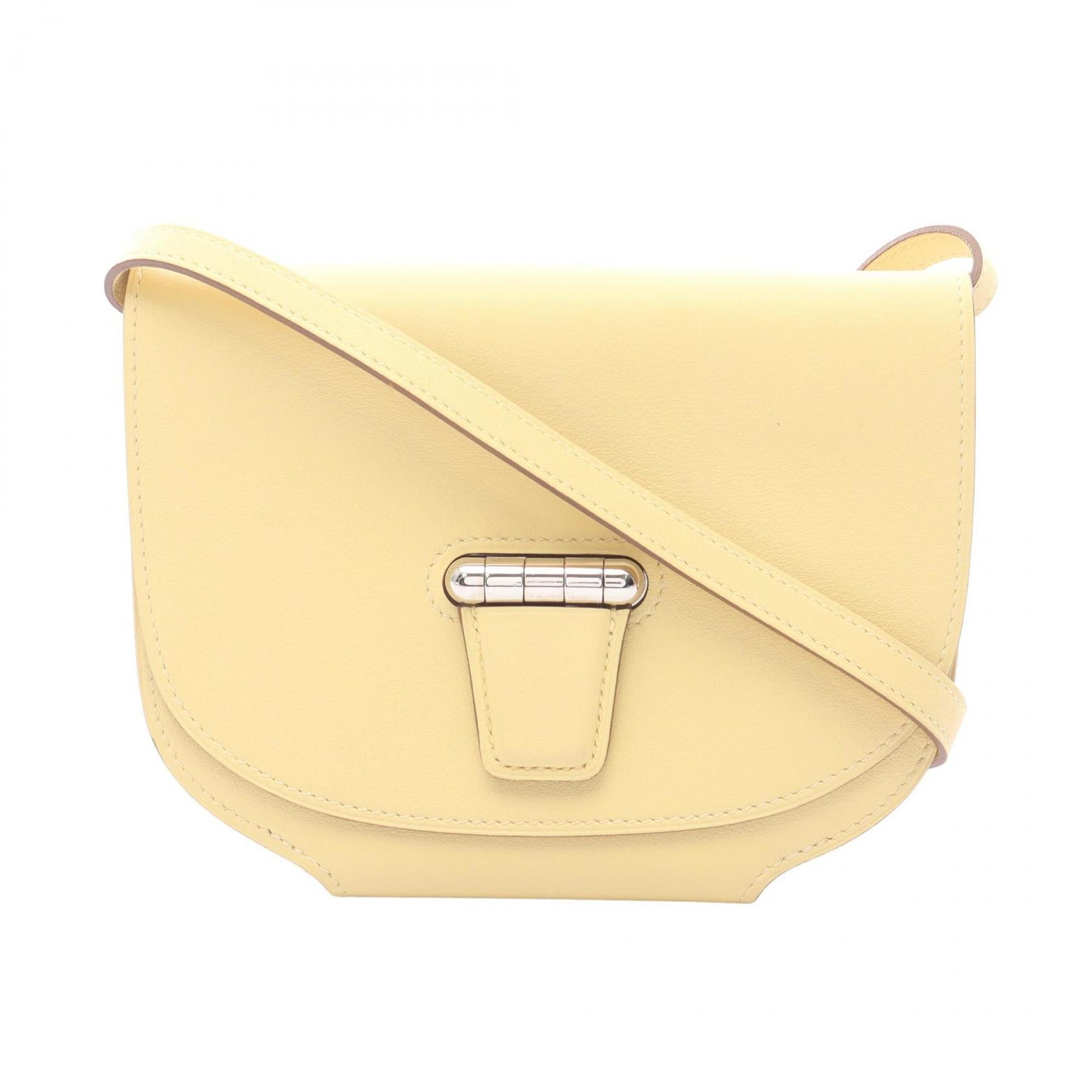 Hermes Yellow Swift Leather Shoulder Bag (Pre-Owned)