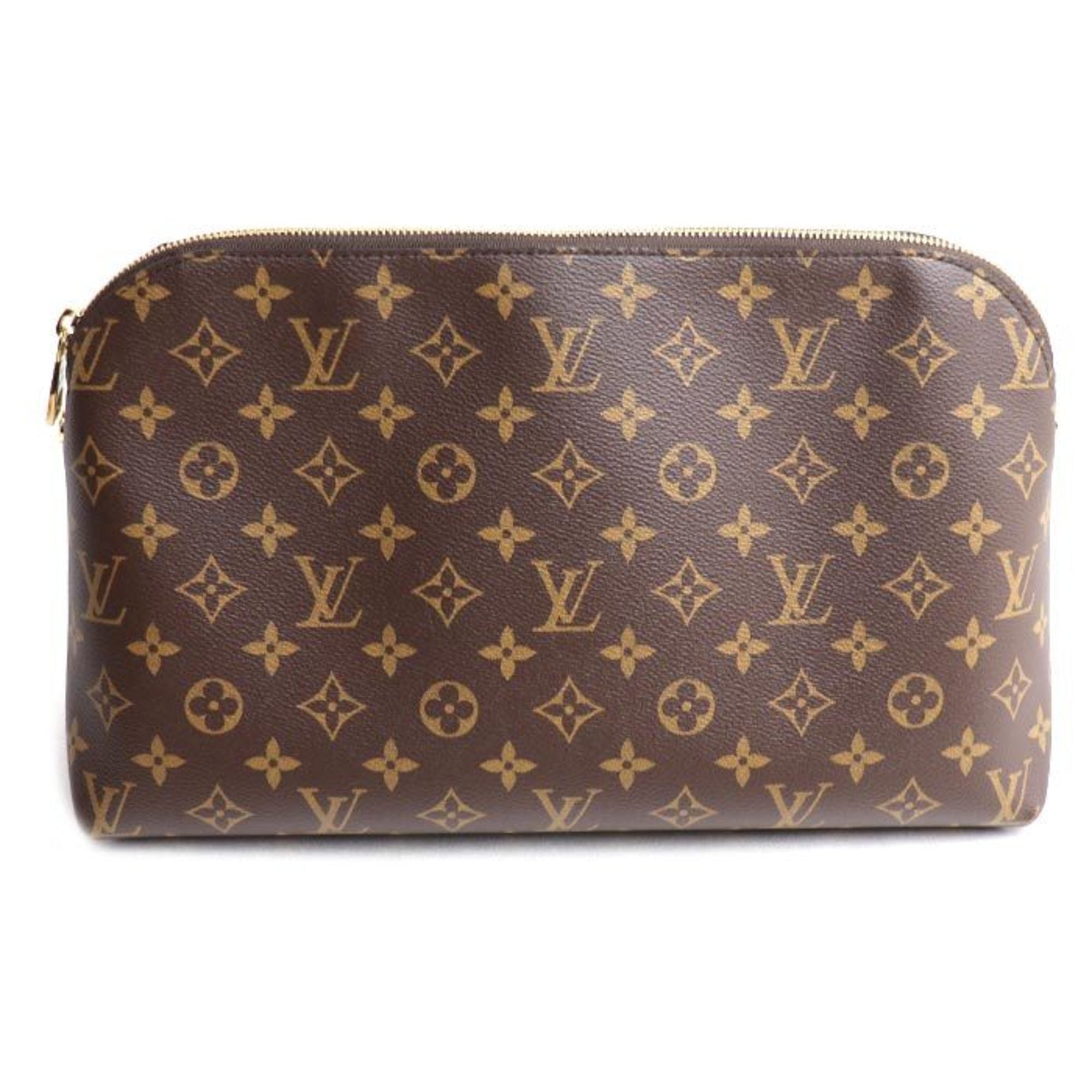 Louis Vuitton Brown Monogram Pouch Tote Bag (Pre-Owned)
