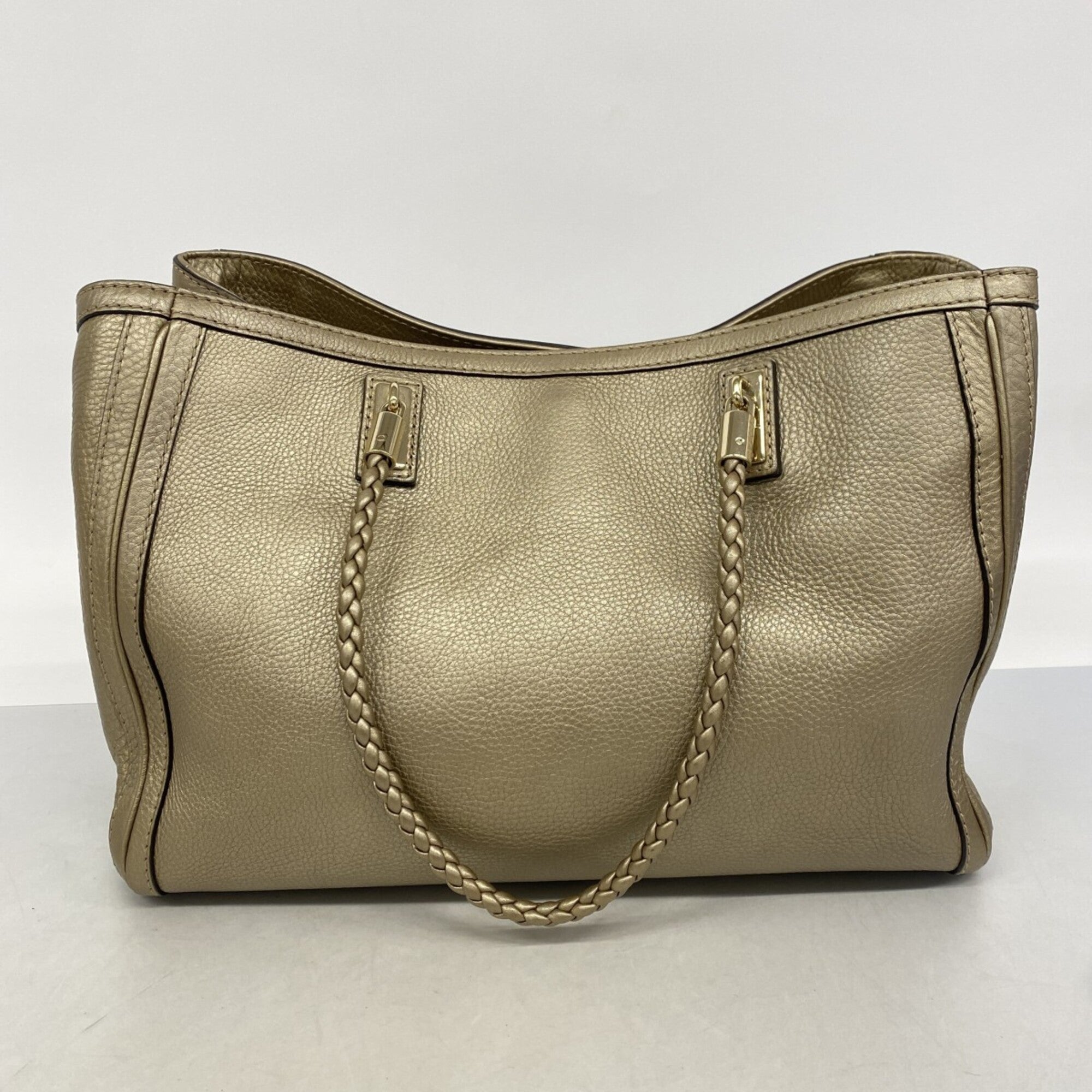 Gucci Gold Leather Tote Bag (Pre-Owned)