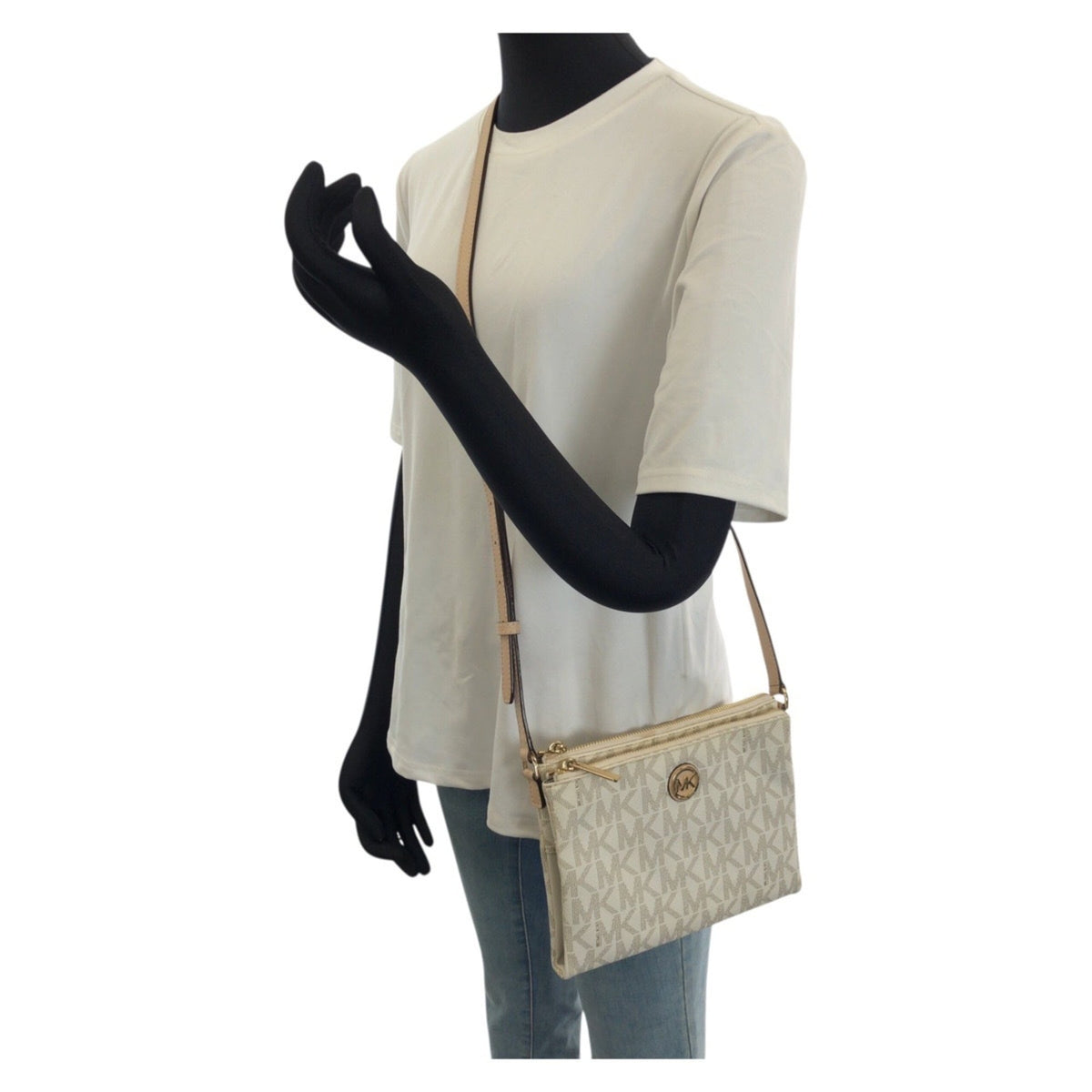 Michael Kors White Pvc Shoulder Bag (Pre-Owned)