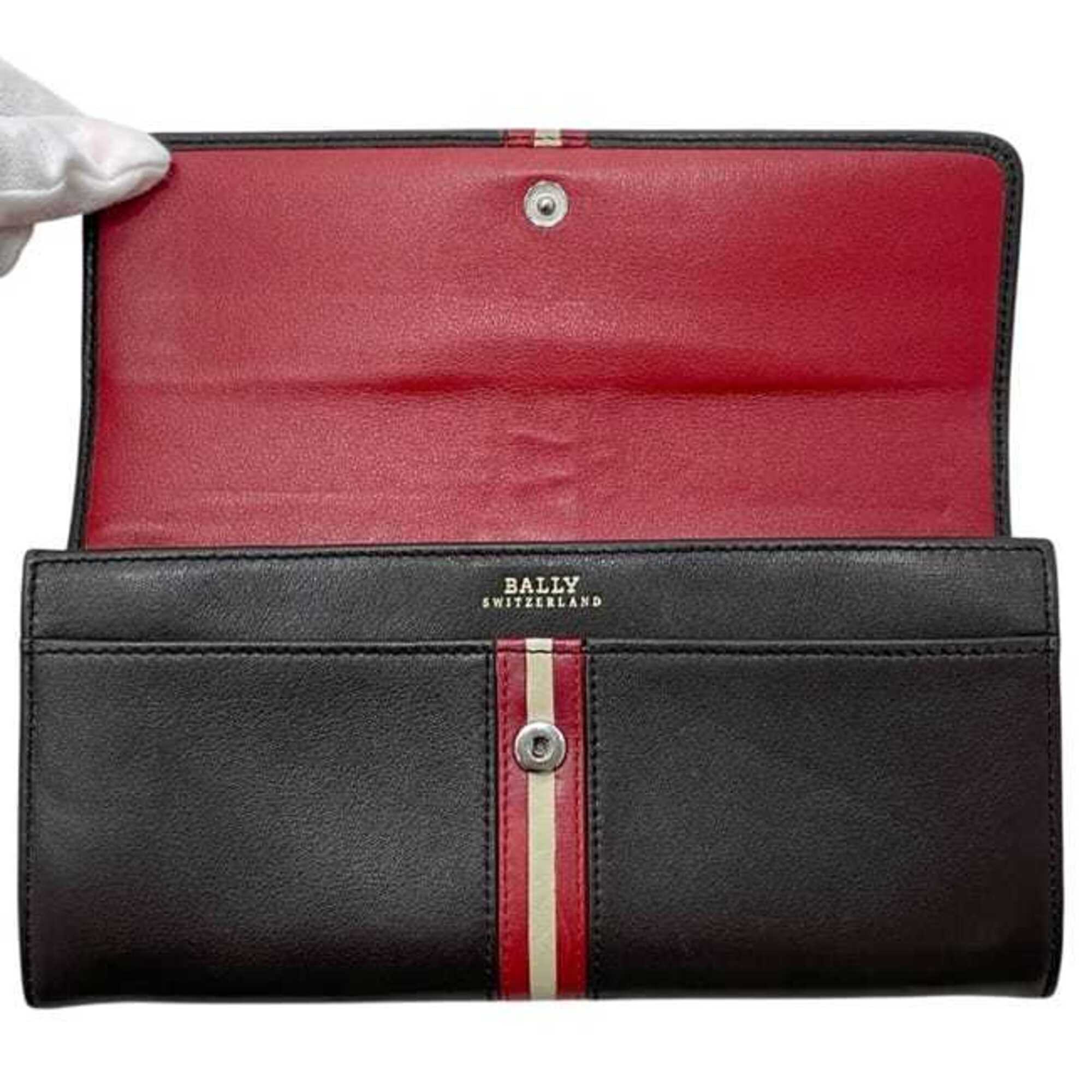 Bally Brown Leather Long Wallet (Bi-Fold) (Pre-Owned)