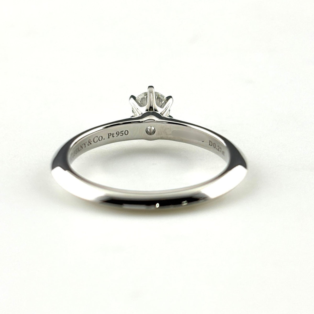 Tiffany Platinum 950 Band Ring (Pre-Owned)