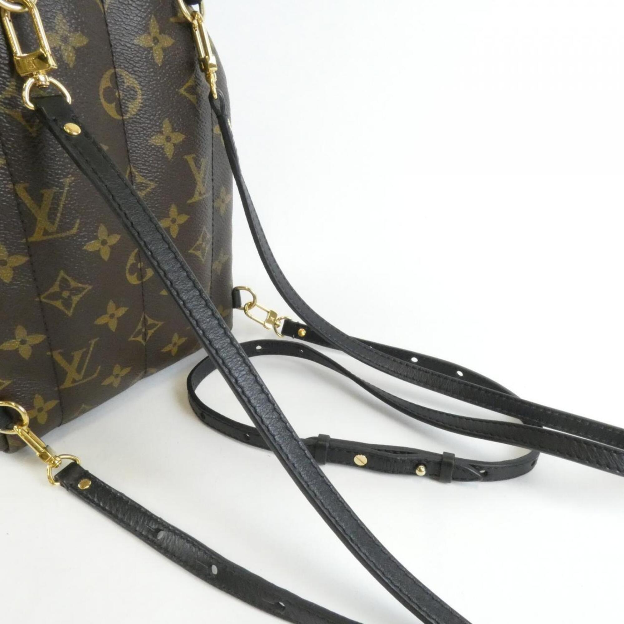 Louis Vuitton Brown Coated Canvas Backpack (Pre-Owned)
