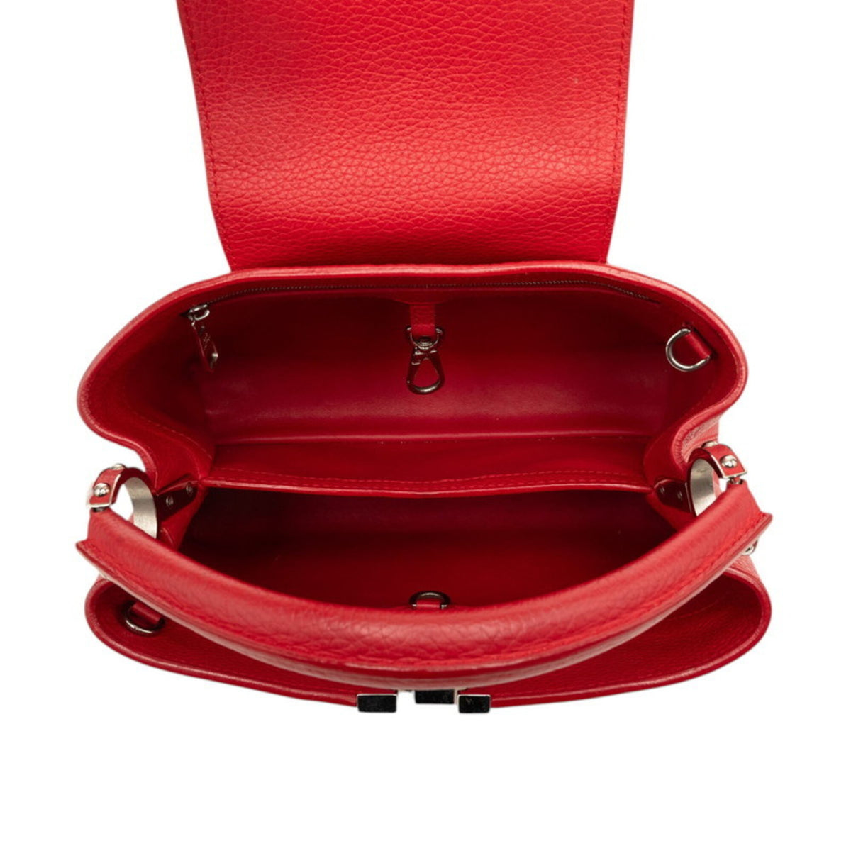 Louis Vuitton Red Color Ruby Leather Handbag Shoulder Bag (Pre-Owned)