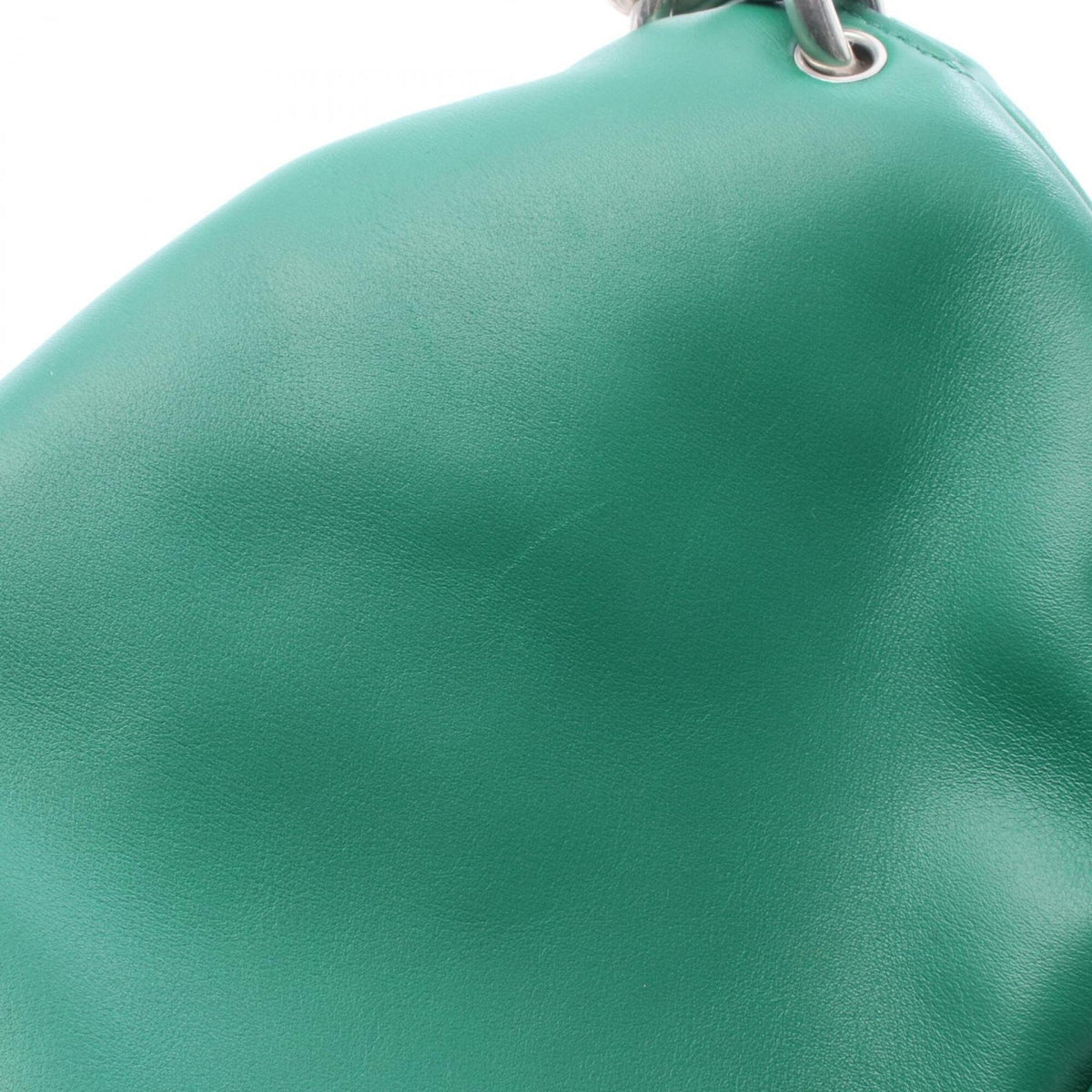 Bottega Veneta Green Leather Fanny Pack Handbag Pouch (Pre-Owned)