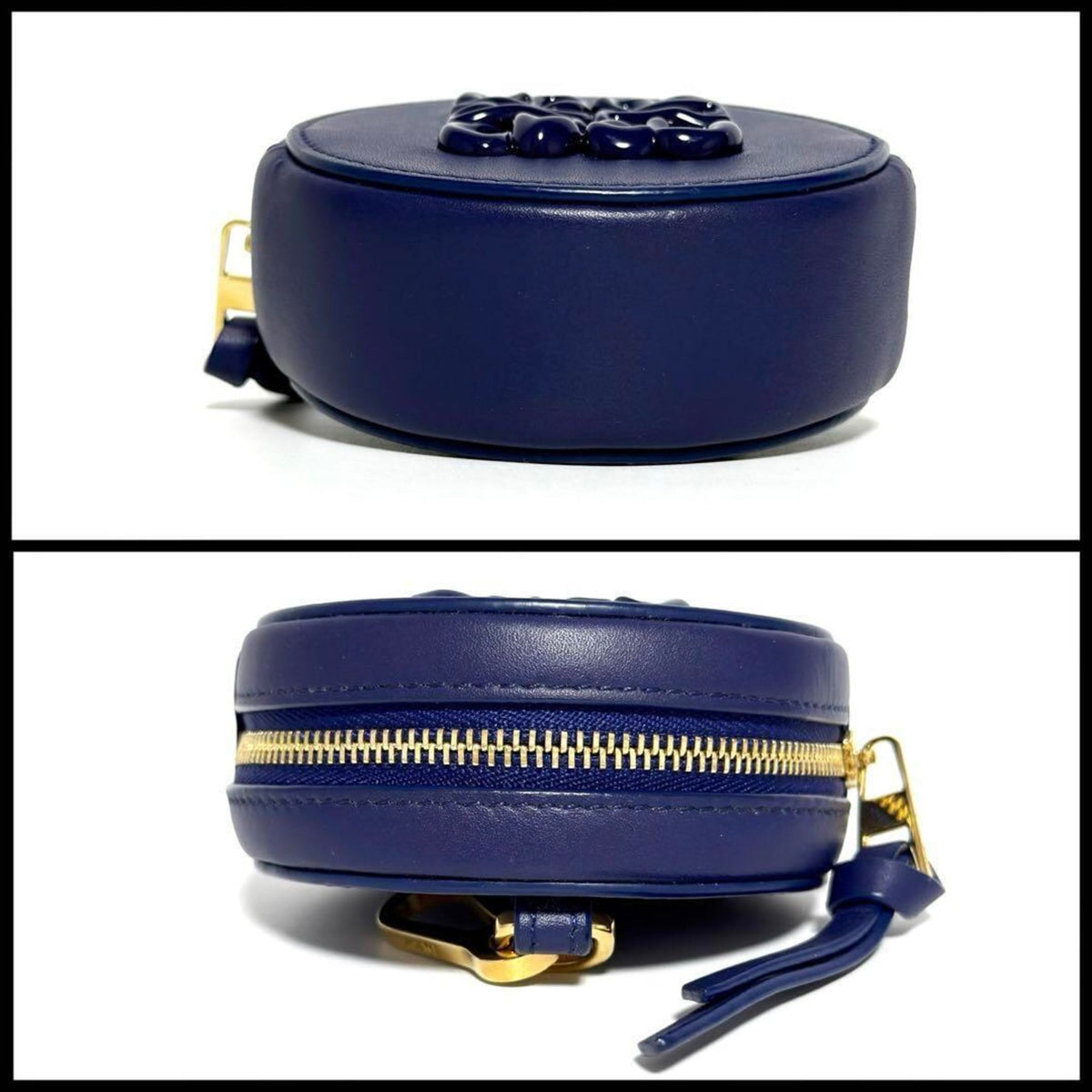 Loewe Leather Metal Coin Purse/Coin Case (Pre-Owned)
