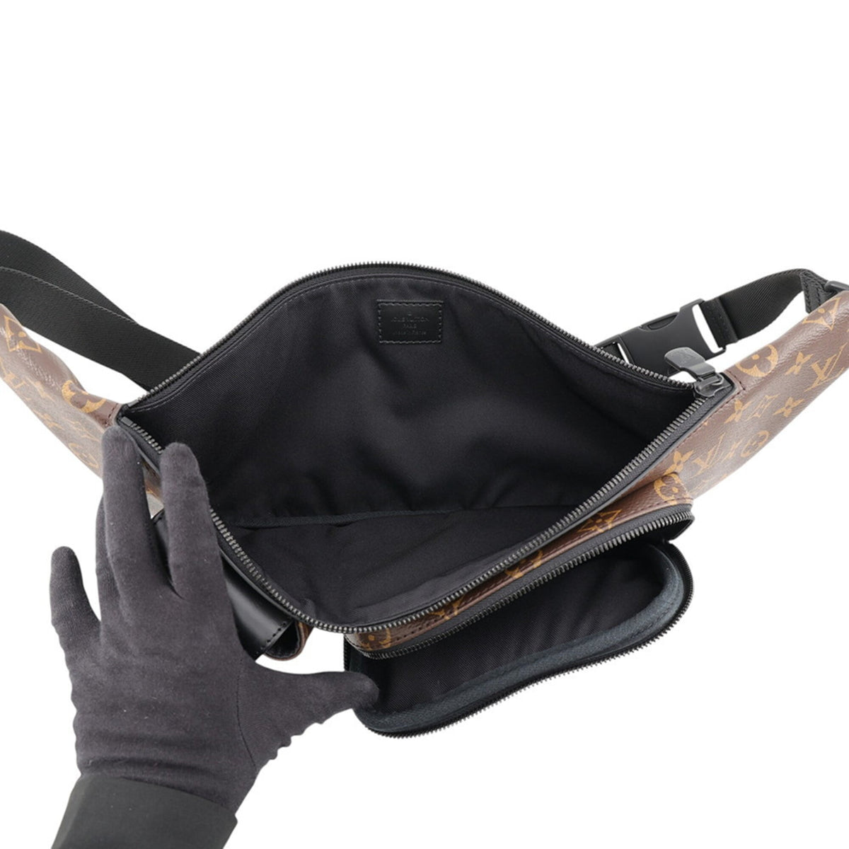 Louis Vuitton Monogram Macassar Black Monogram Macassar Noir Sling Bag (Pre-Owned)