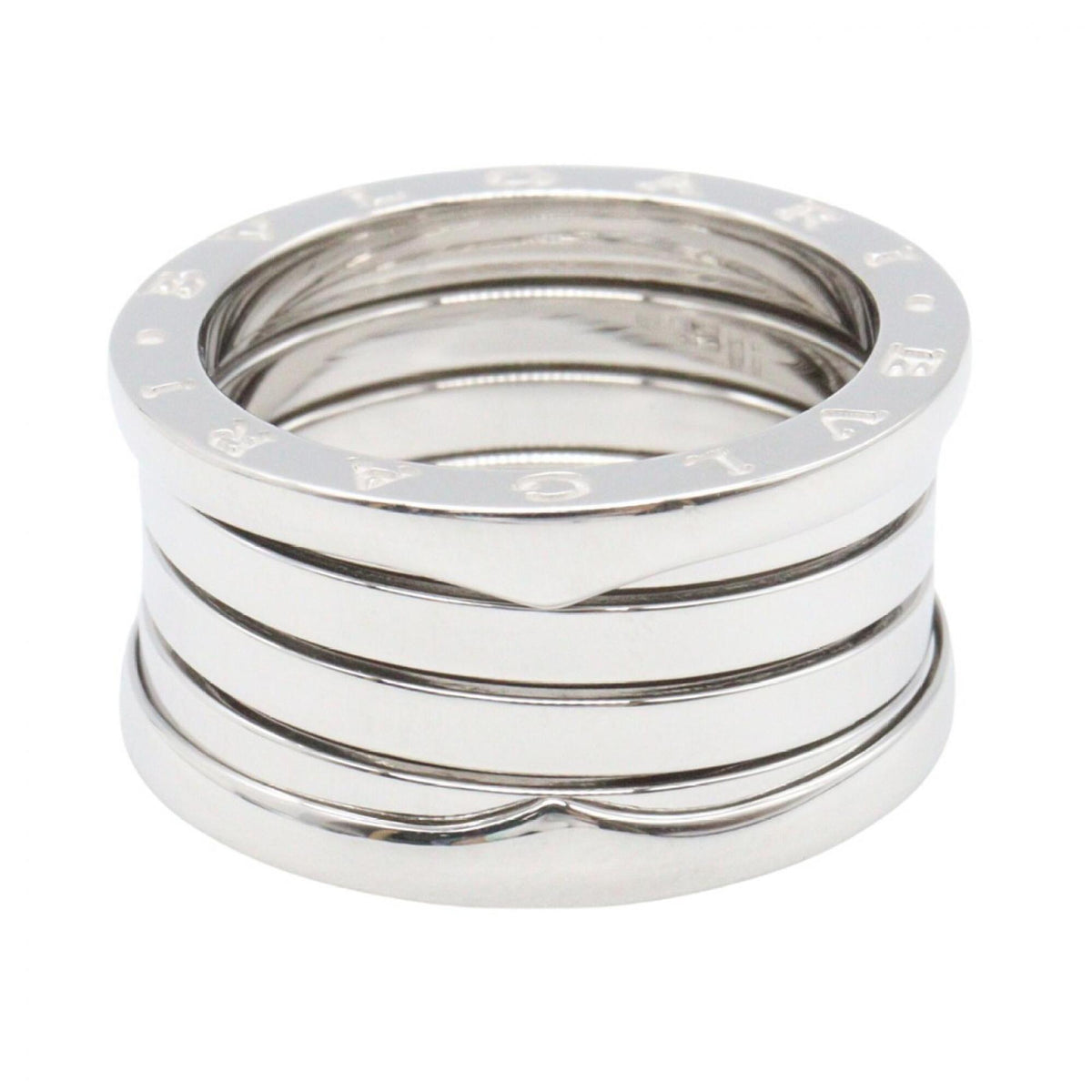 Bvlgari White Gold White Gold (18K) Band Ring (Pre-Owned)