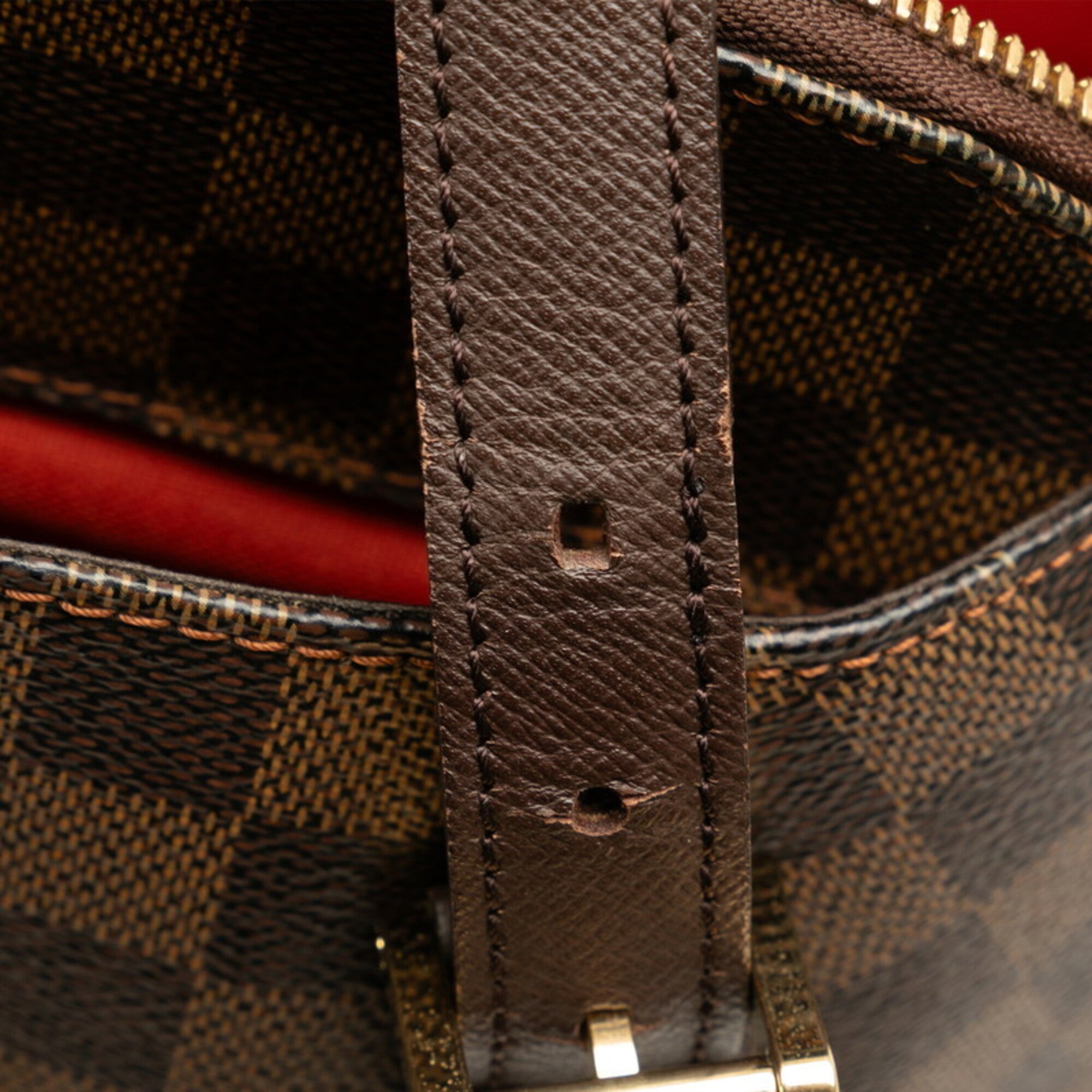 Louis Vuitton Brown Pvc Leather Shoulder Bag (Pre-Owned)