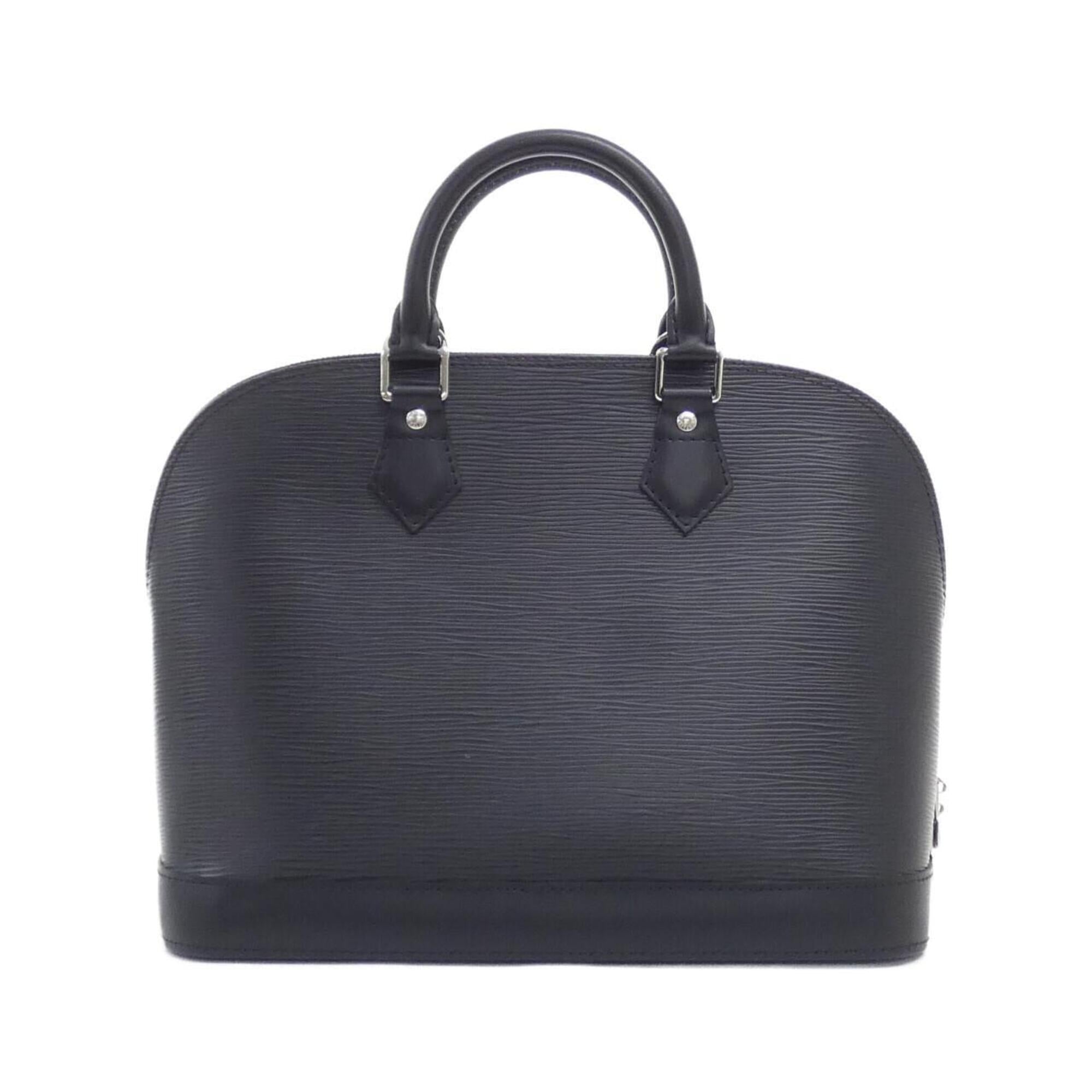 Louis Vuitton Black Leather Handbag (Pre-Owned)