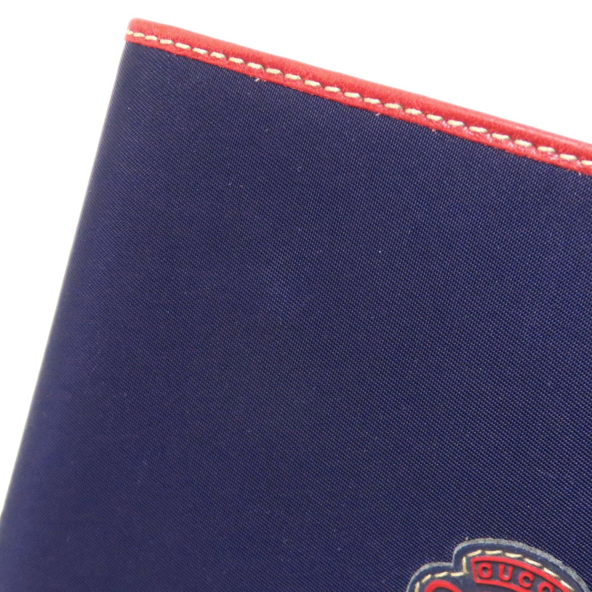 Gucci Navy Nylon Wallet (Bi-Fold) (Pre-Owned)