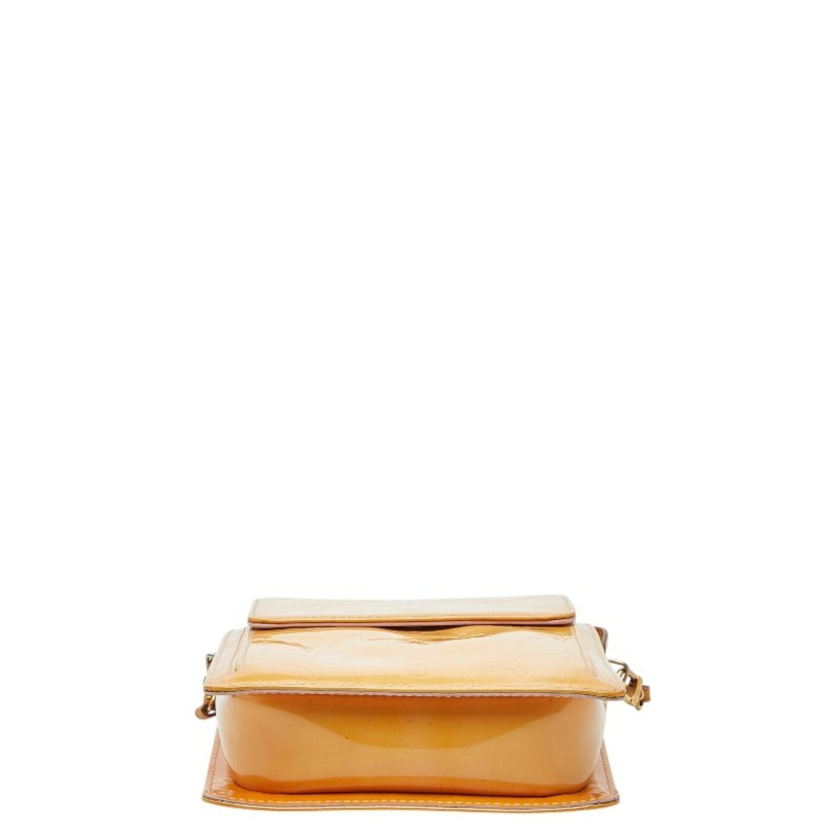Louis Vuitton Vernis Yellow Leather Handbag Shoulder Bag (Pre-Owned)