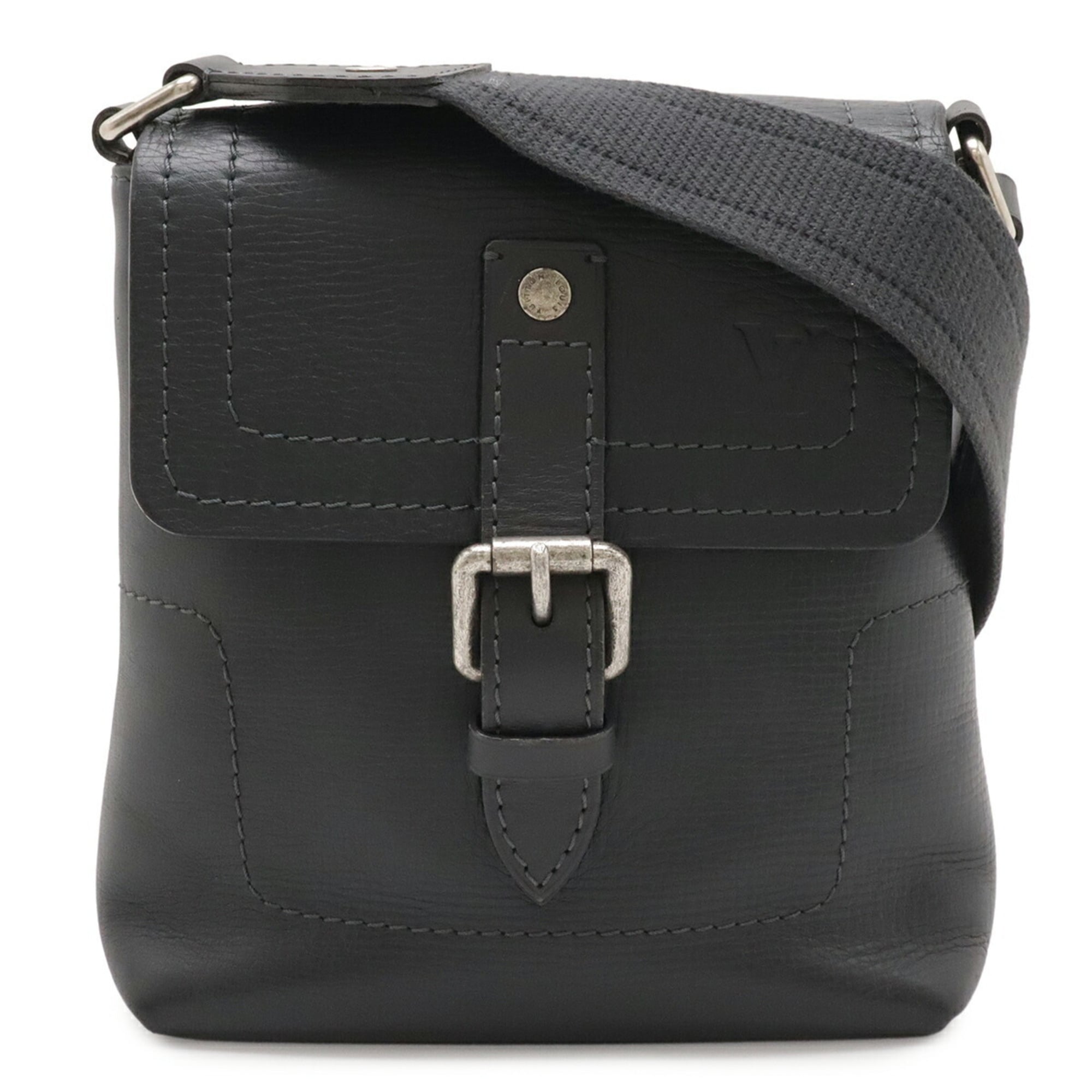 Louis Vuitton Basalt Leather Pochette Shoulder Bag (Pre-Owned)