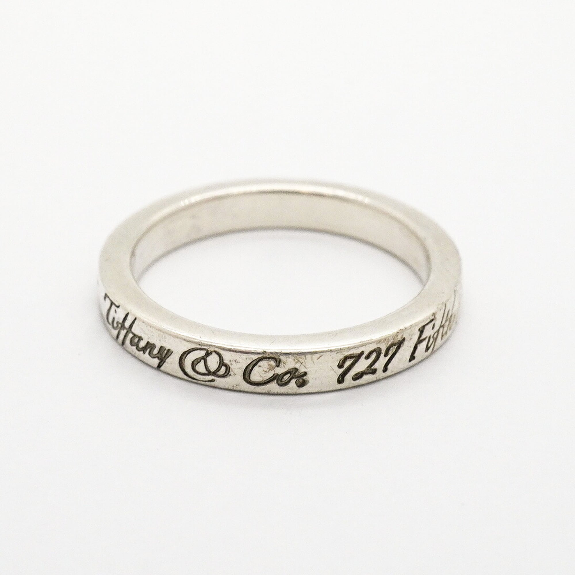Tiffany Silver 925 Band Ring (Pre-Owned)