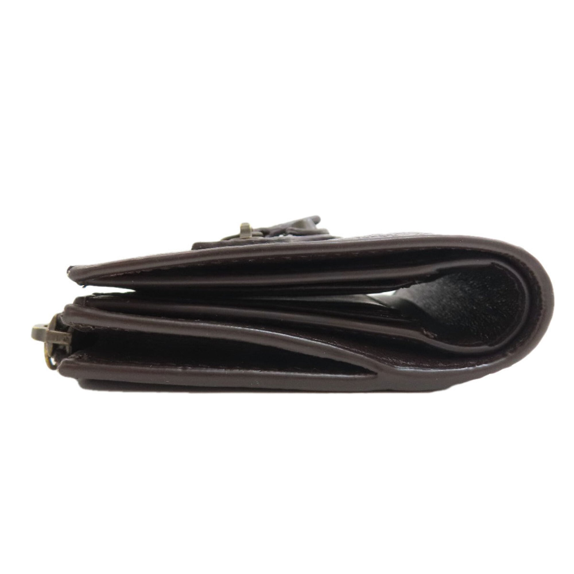 Balenciaga Dark Brown Leather Wallet (Bi-Fold) (Pre-Owned)