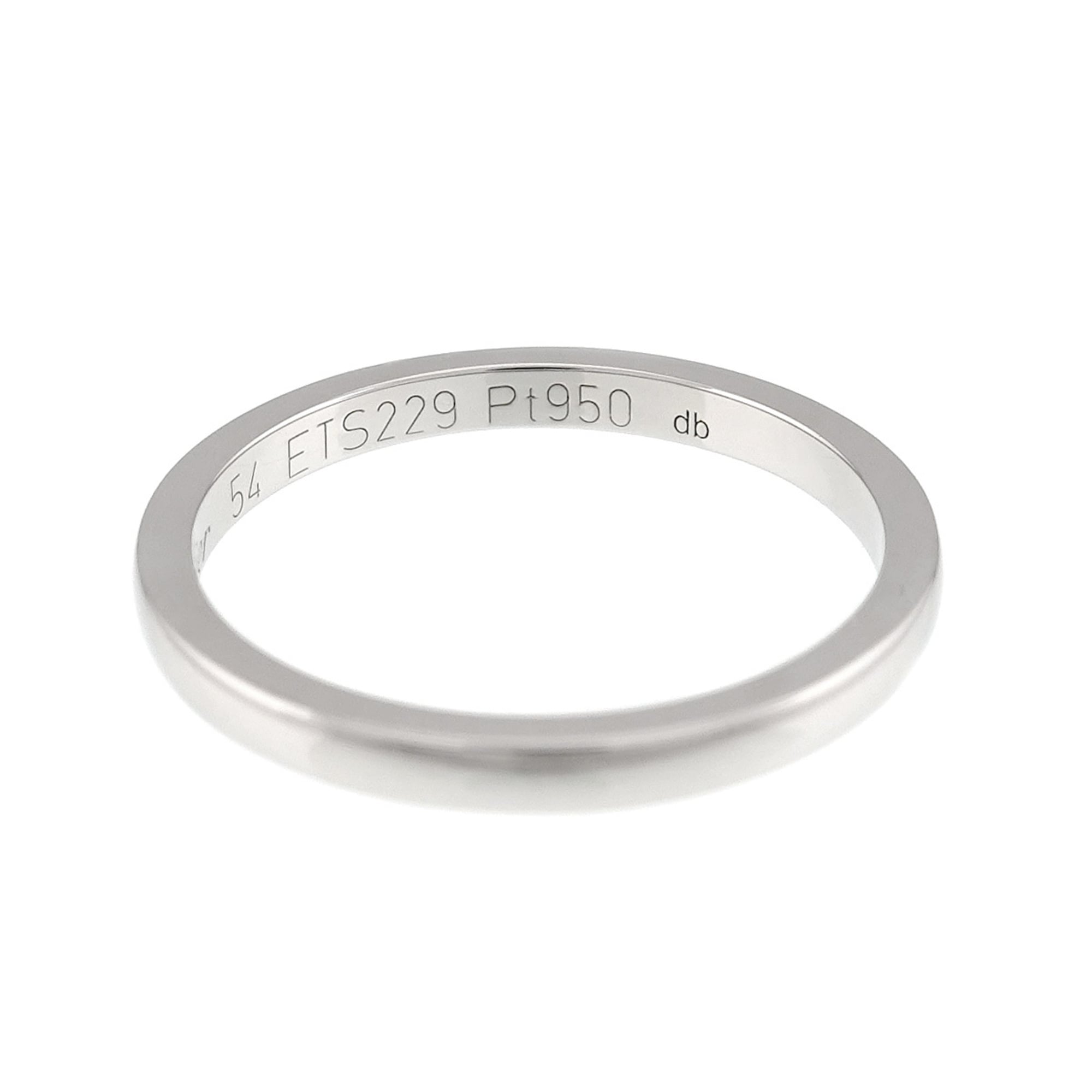 Cartier Platinum 950 Band Ring (Pre-Owned)
