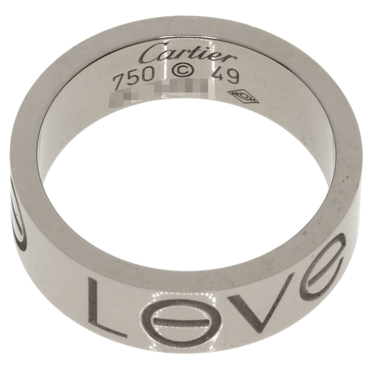 Cartier Silver White Gold (18K) Band Ring (Pre-Owned)