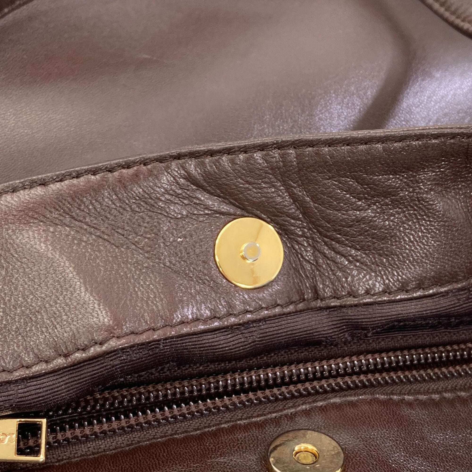 Loewe Dark Brown Leather Handbag (Pre-Owned)