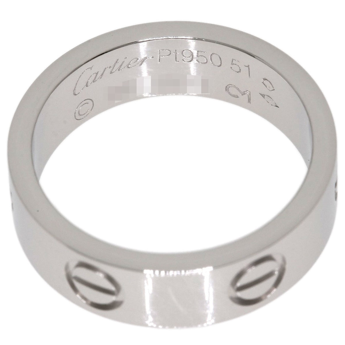 Cartier Platinum 950 Band Ring (Pre-Owned)