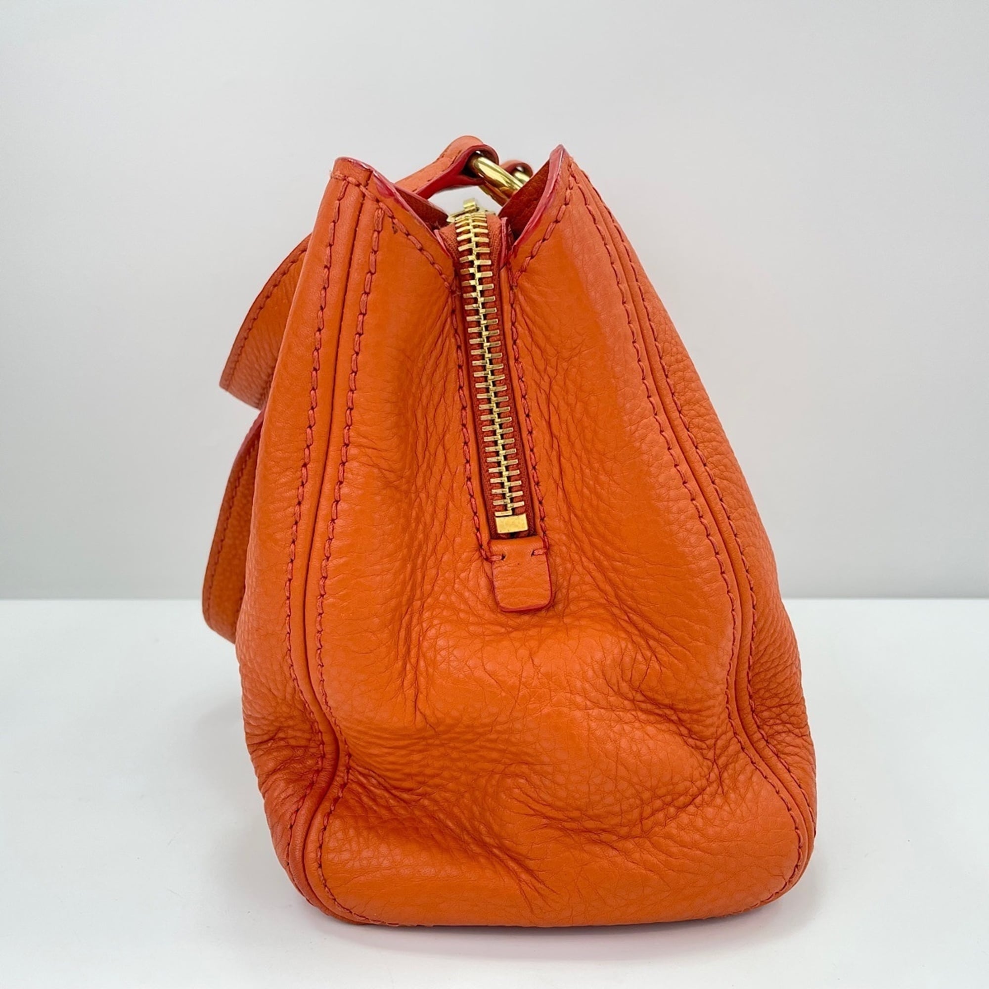 Miu Miu Orange Handbag Shoulder Bag (Pre-Owned)