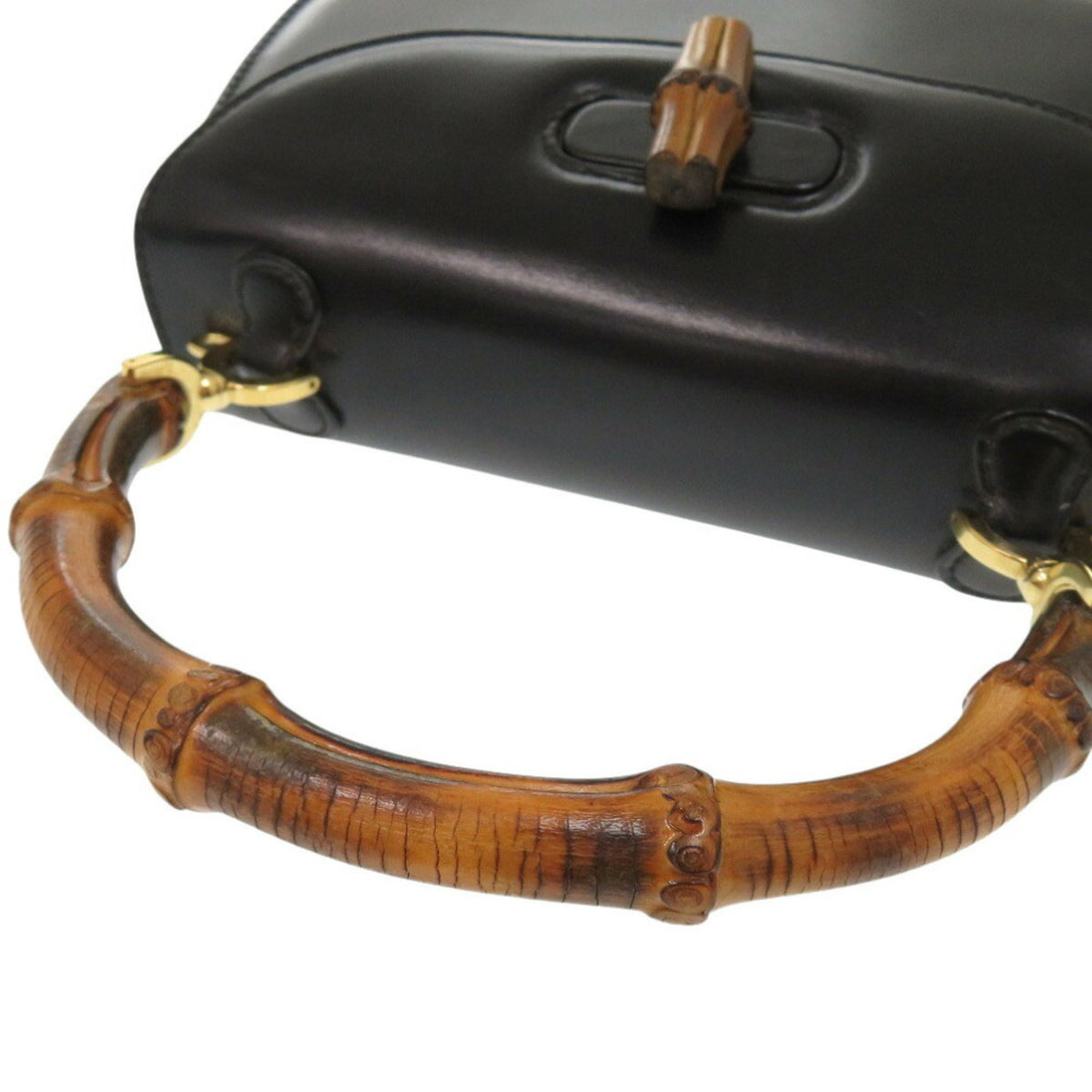 Gucci Black Leather Handbag (Pre-Owned)