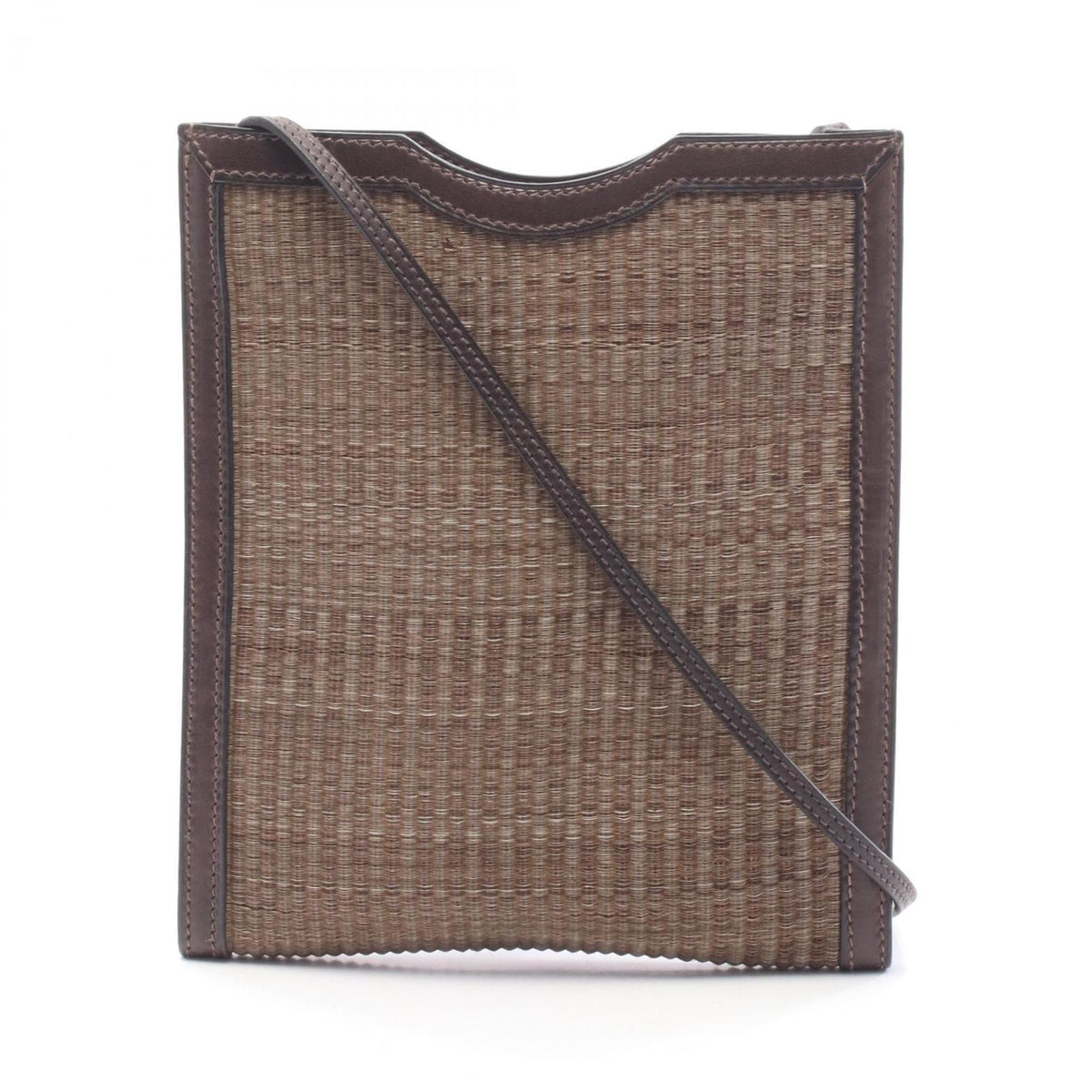Hermes Brown Barenia Leather Leather Shoulder Bag (Pre-Owned)