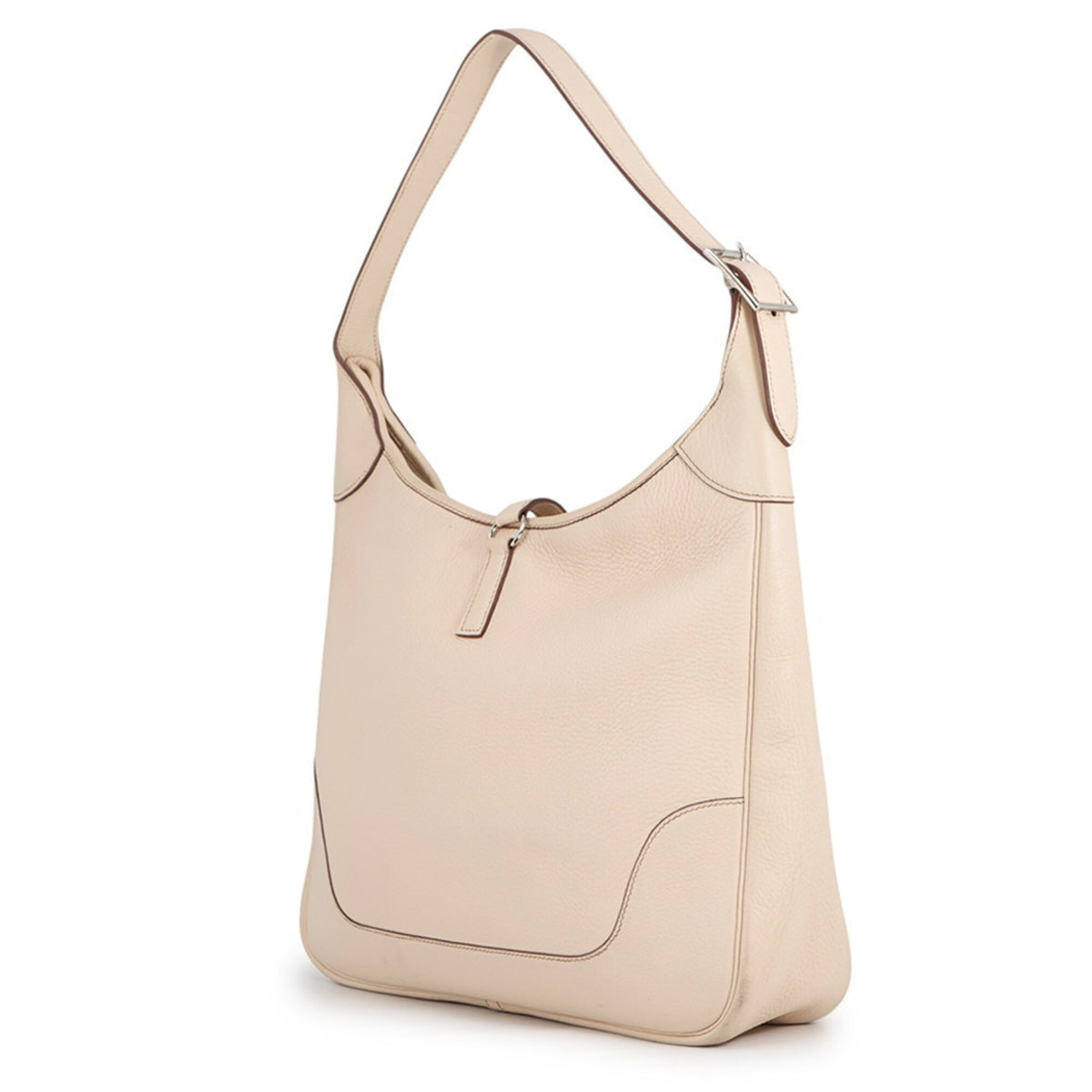 Hermes Ivory Ivory Handbag Shoulder Bag (Pre-Owned)