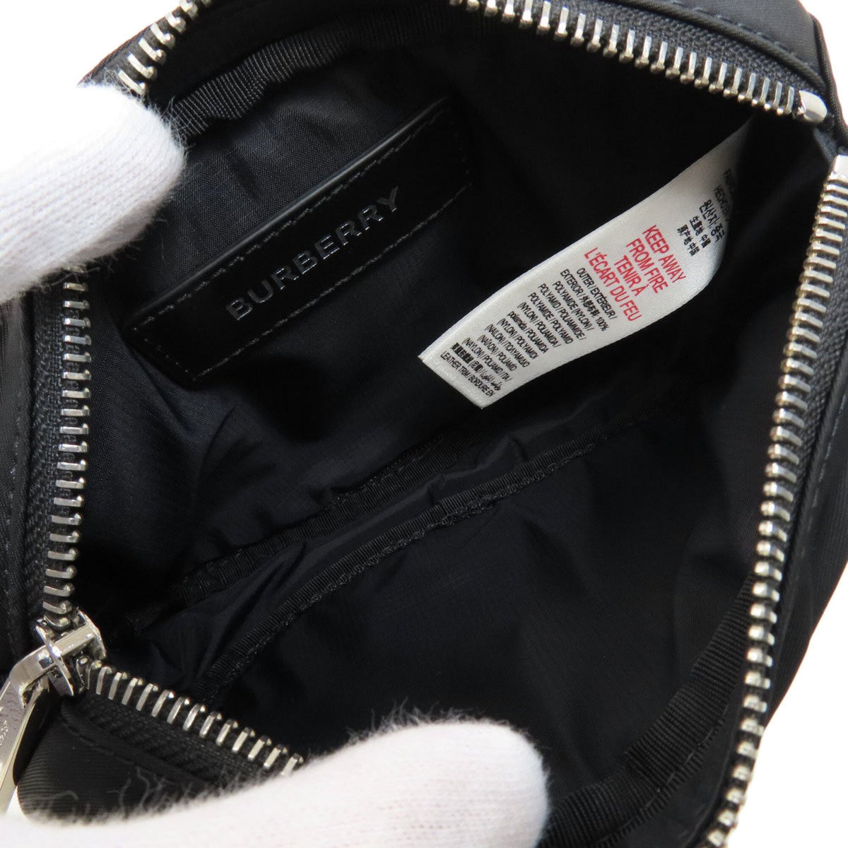 Burberry Black Nylon Sling Bag (Pre-Owned)
