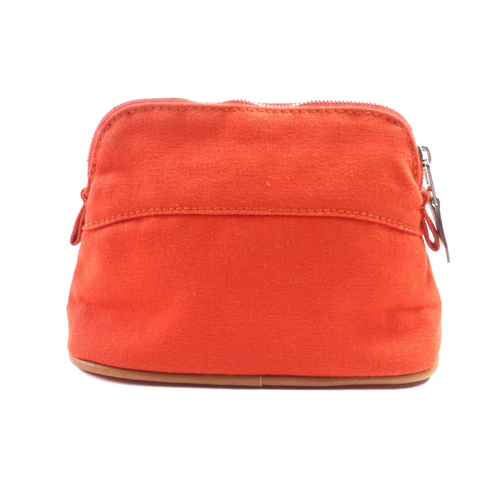 Hermes Orange Cotton 100% Pouch (Pre-Owned)