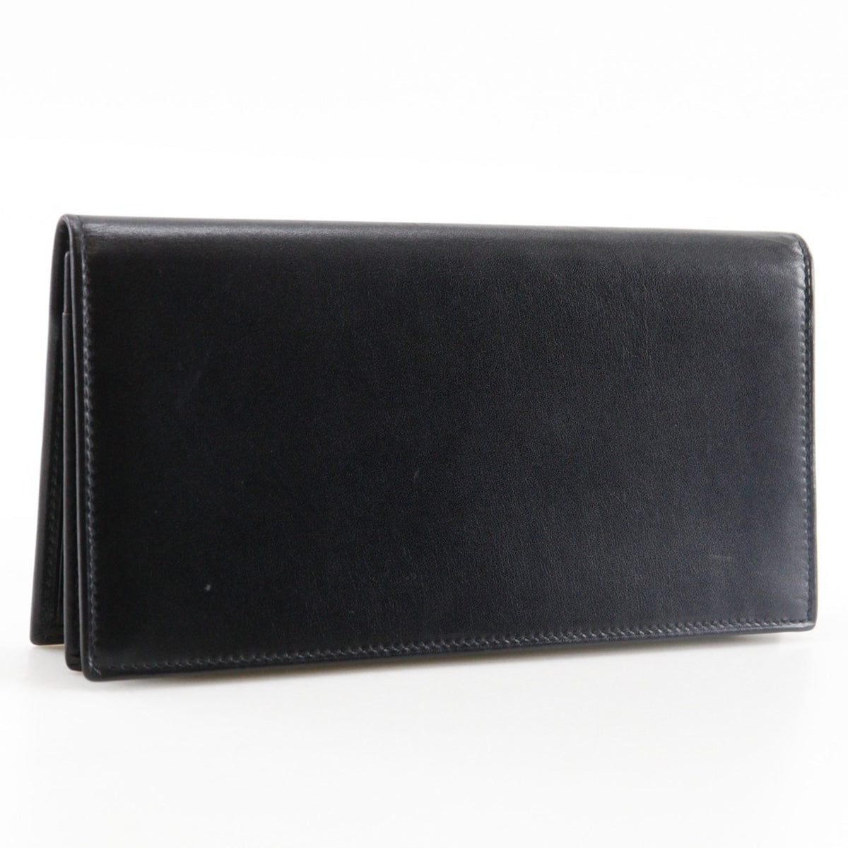 Dunhill Black Leather Long Bill Wallet (Bi-Fold) (Pre-Owned)