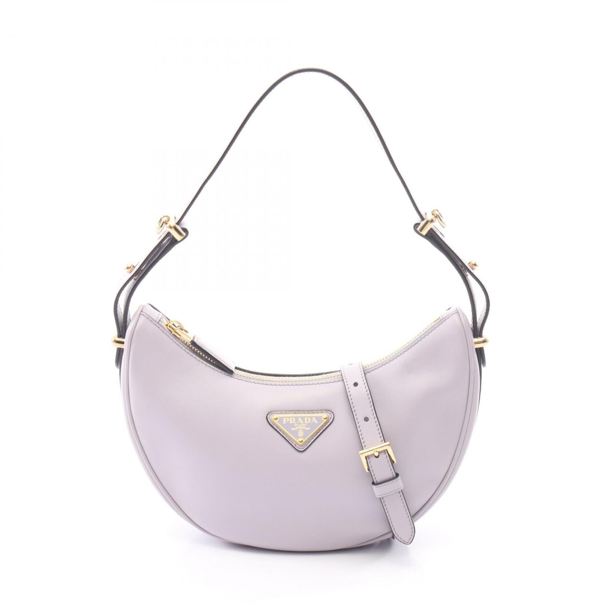 Prada Purple Leather Handbag (Pre-Owned)