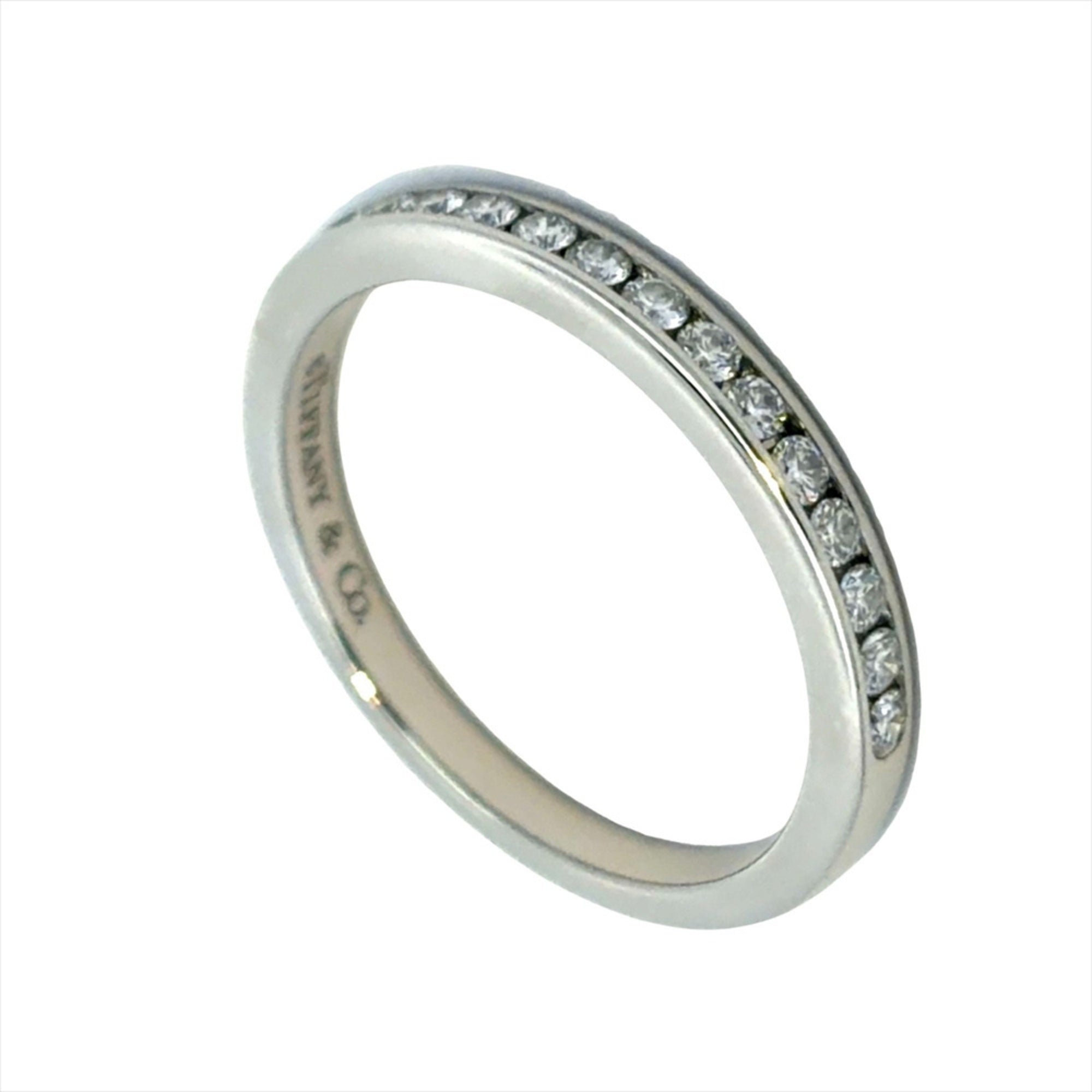 Tiffany Platinum Platinum 950 Band Ring (Pre-Owned)