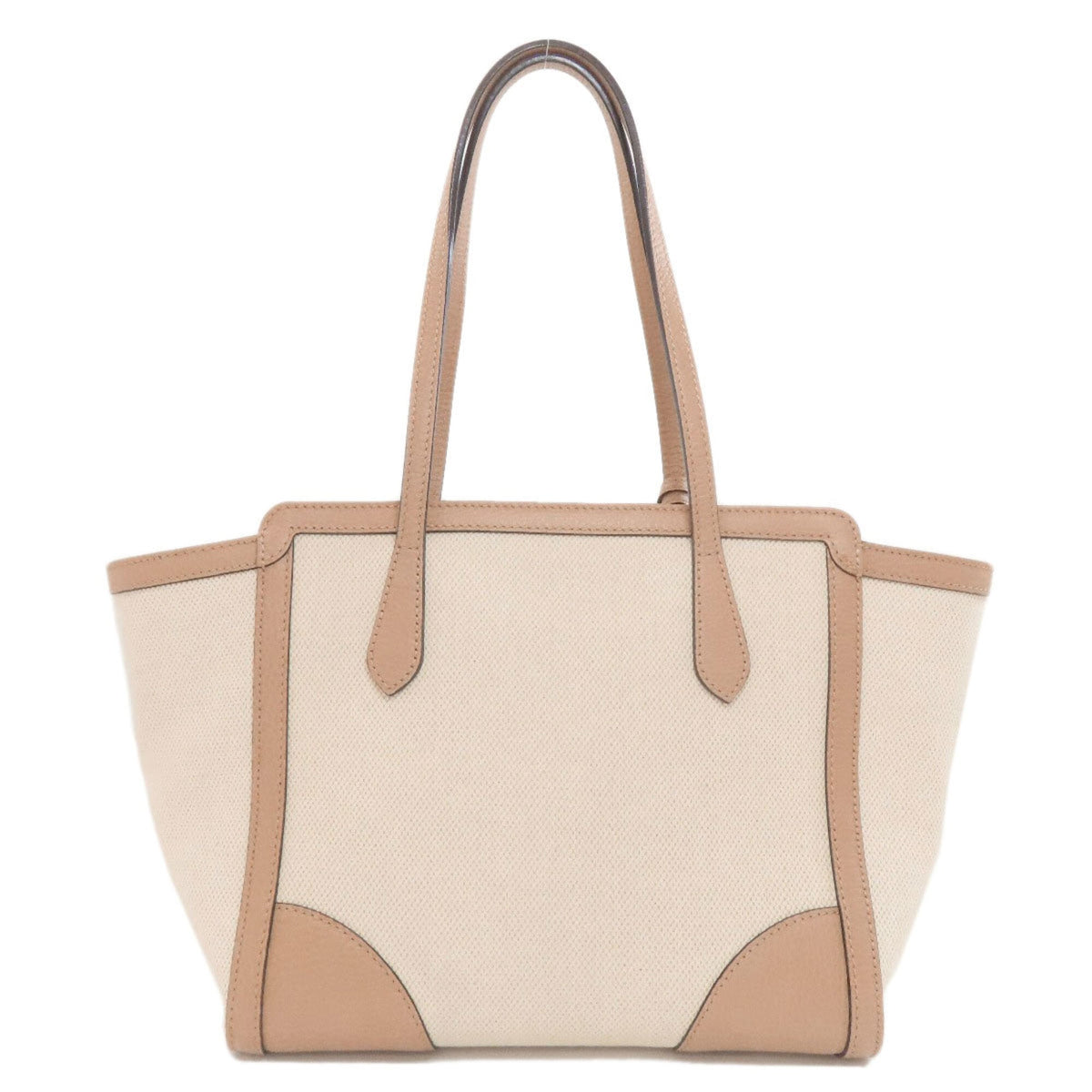 Gucci Beige Canvas Tote Bag (Pre-Owned)