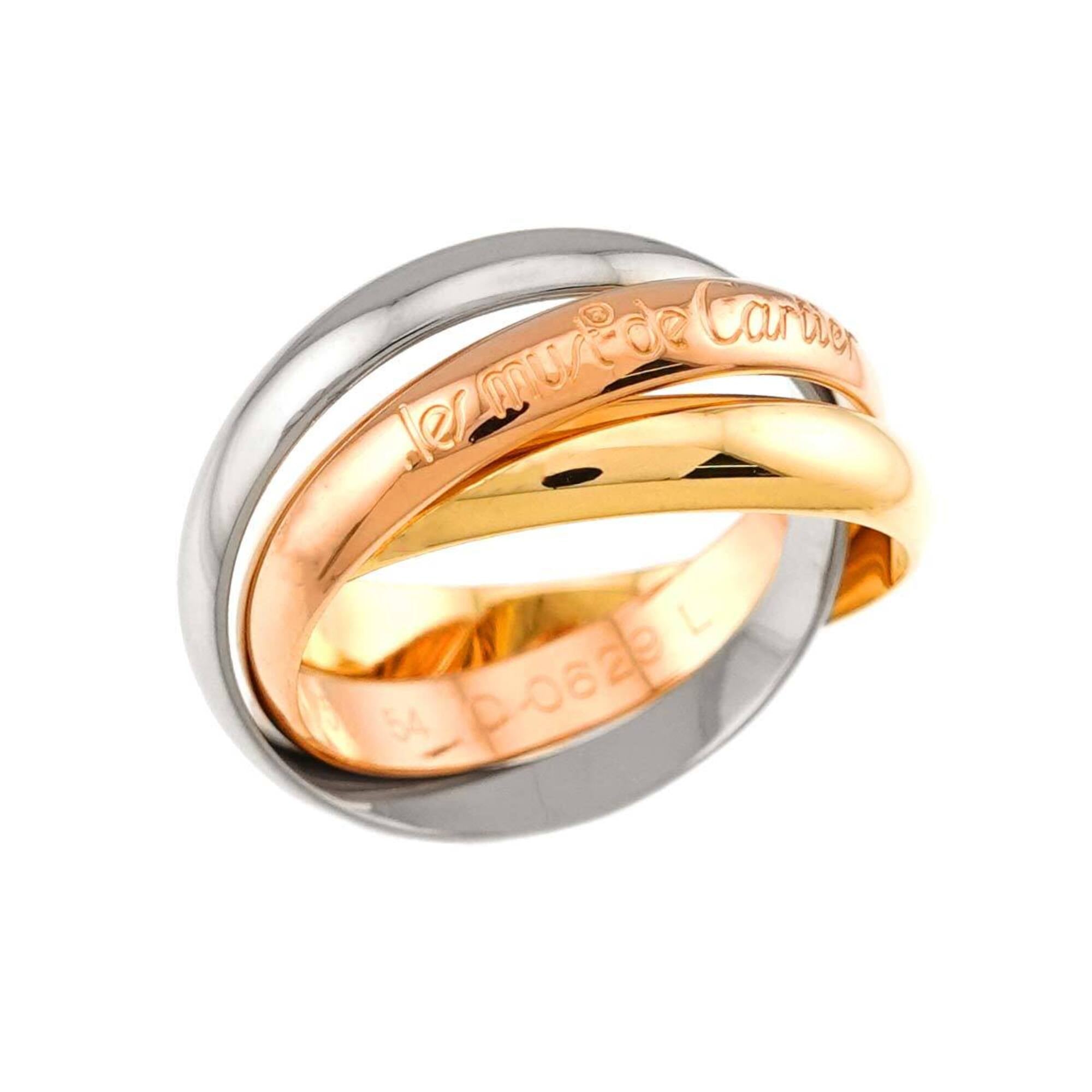 Cartier Yellow Gold (18K) Pink Gold (18K) White Gold (18K) Band Ring (Pre-Owned)