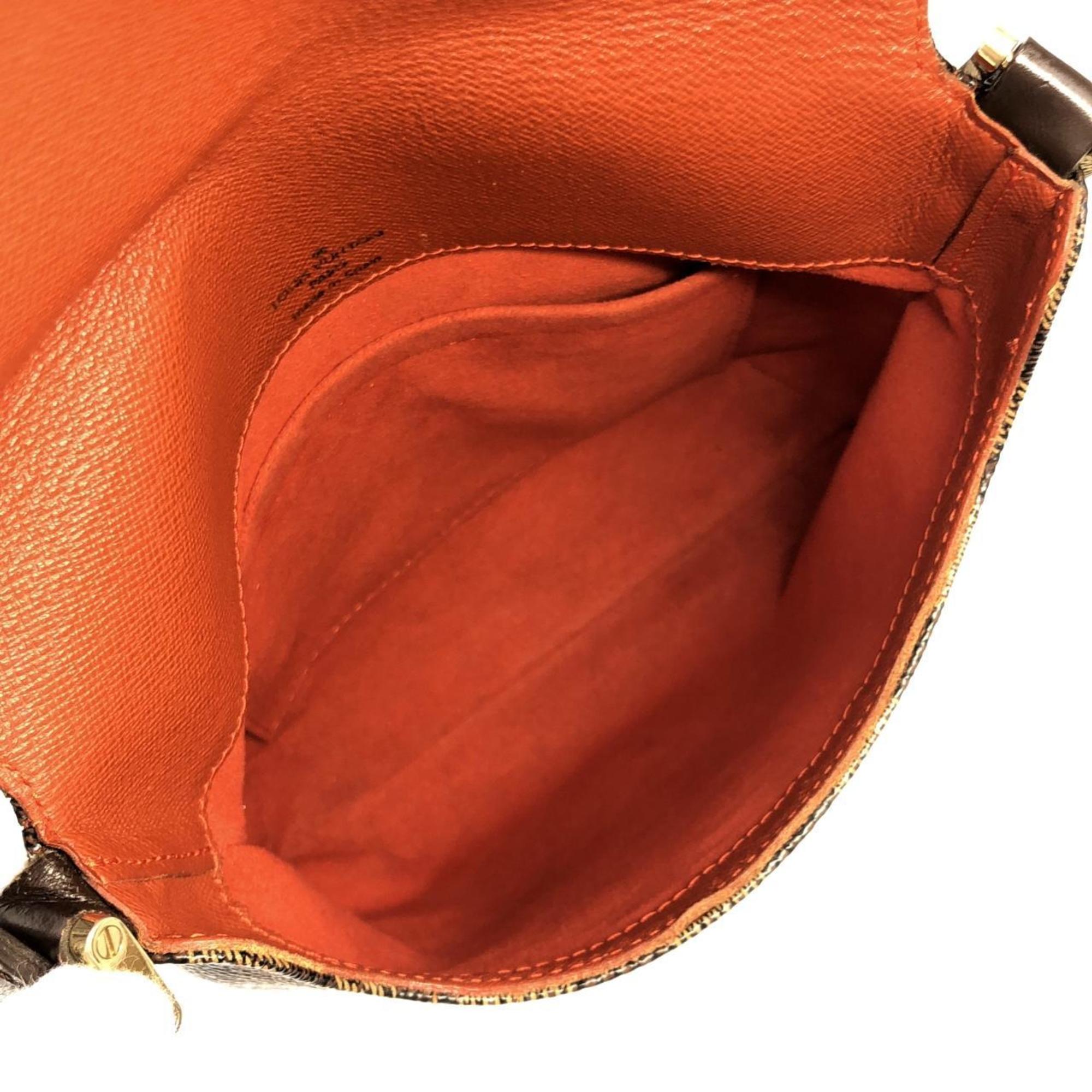 Louis Vuitton Ebene Coated Canvas Shoulder Bag (Pre-Owned)