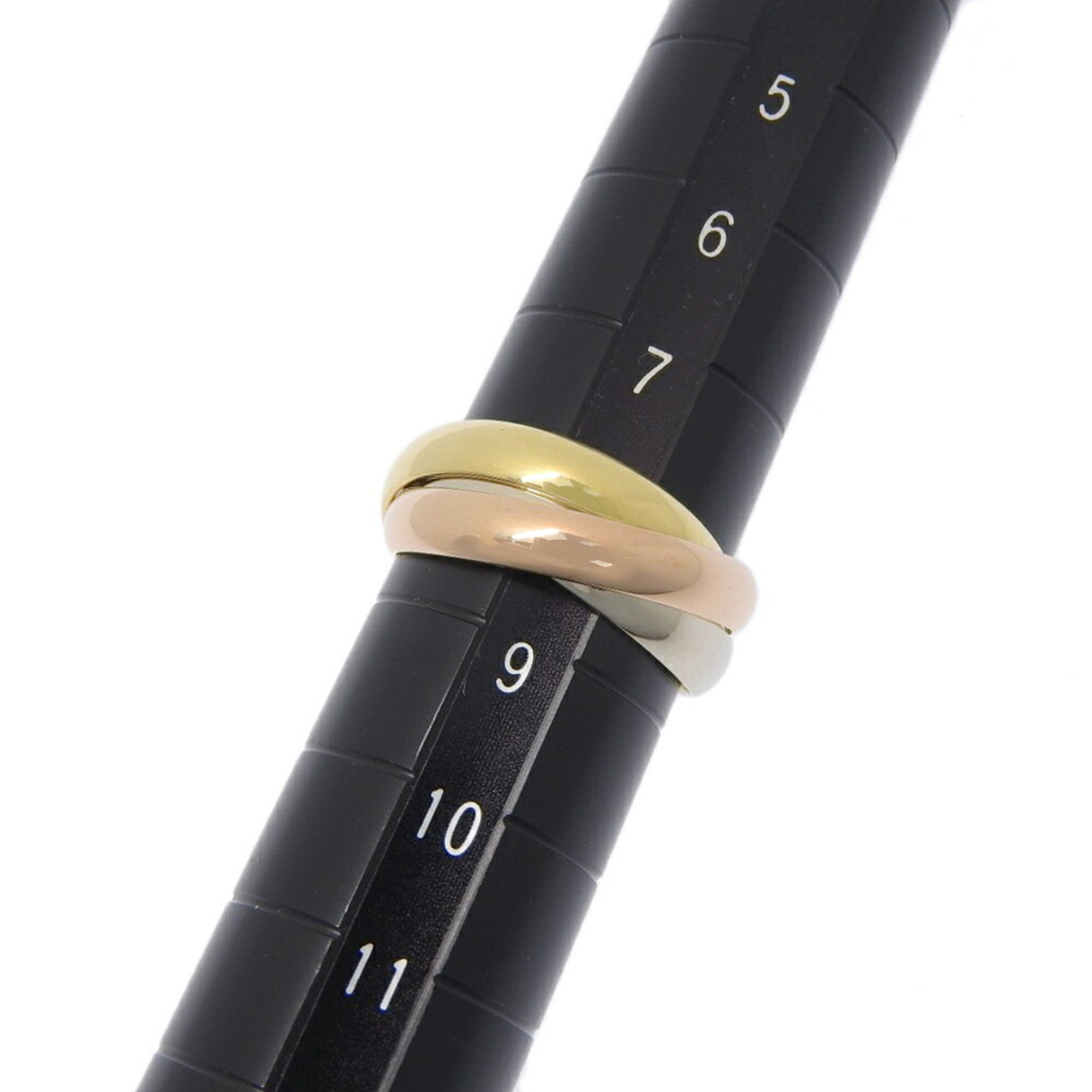 Cartier Pink Gold White Gold Yellow Gold Yellow Gold (18K) Pink Gold (18K) White Gold (18K) Band Ring (Pre-Owned)