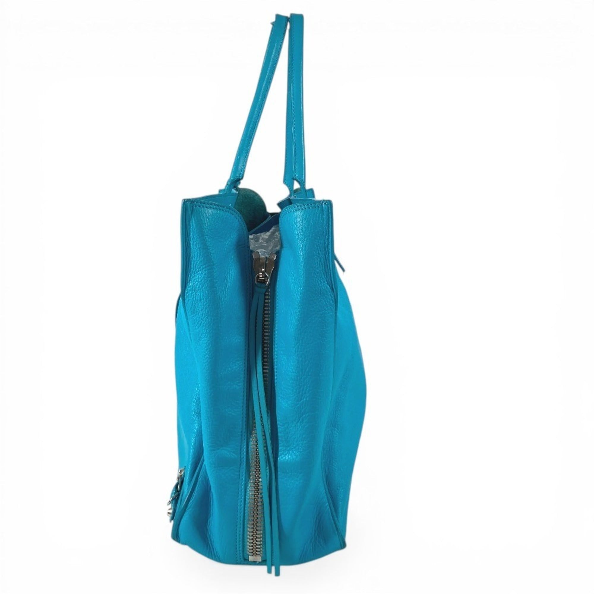 Louis Vuitton Blue Leather Shoulder Bag Tote Bag (Pre-Owned)
