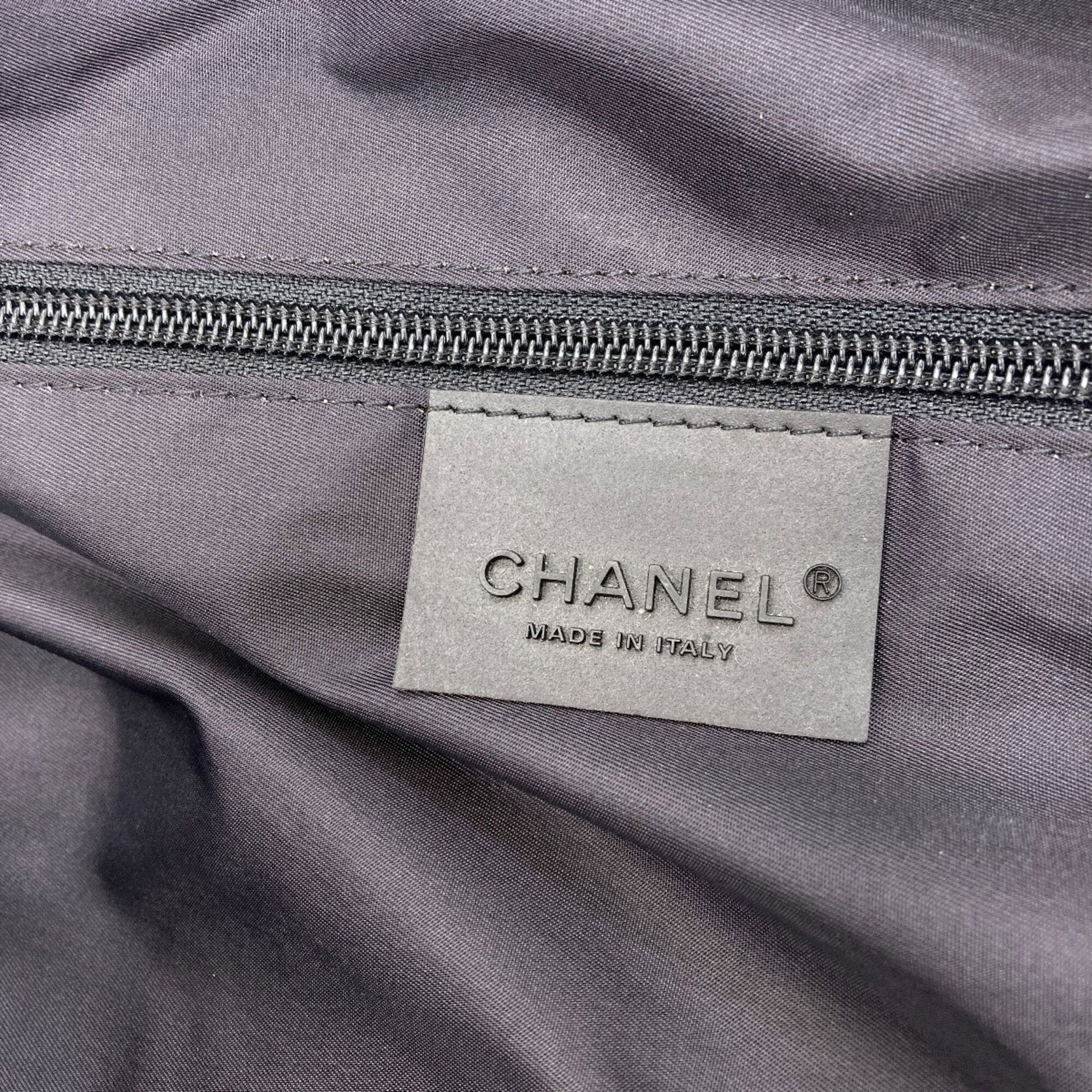 Chanel Sport Black Nylon Boston Bag (Pre-Owned)