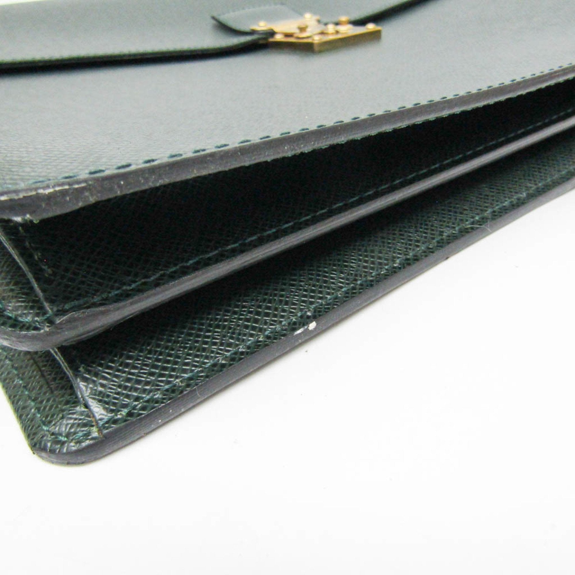 Louis Vuitton Taiga Episea Taiga Leather Briefcase (Pre-Owned)