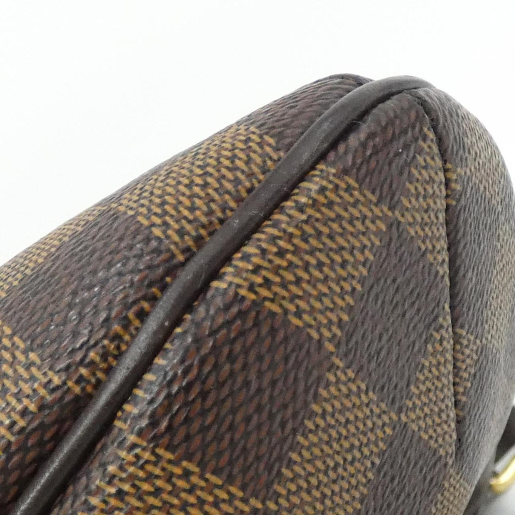 Louis Vuitton Brown Coated Canvas Shoulder Bag (Pre-Owned)