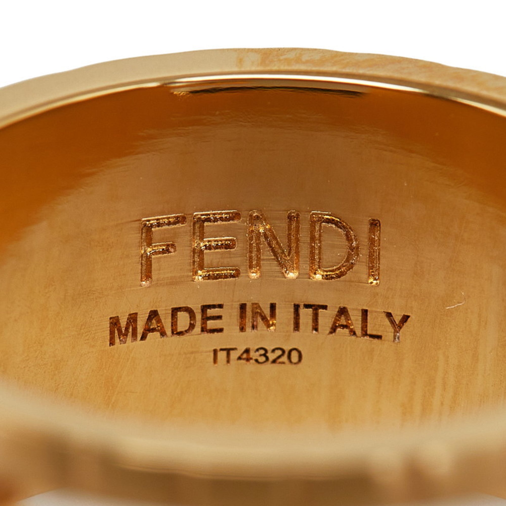 Fendi Gold Band Ring (Pre-Owned)