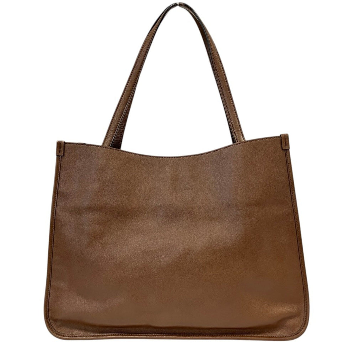 Gucci Brown Leather Tote Bag (Pre-Owned)