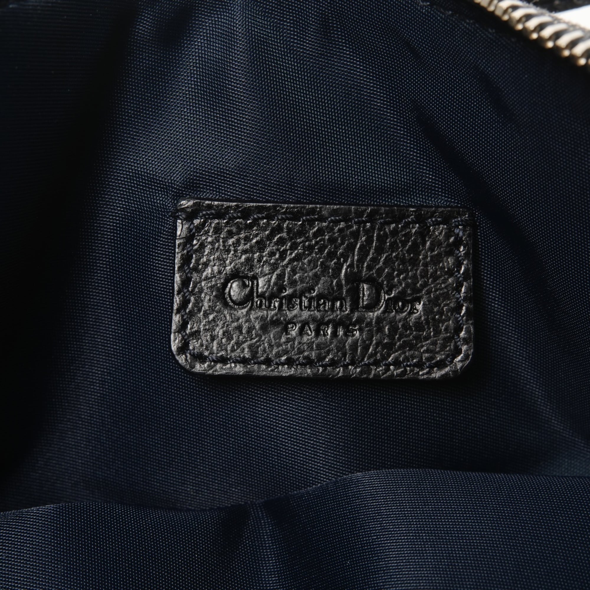 Christian Dior Navy Saddle Bag Shoulder Bag (Pre-Owned)