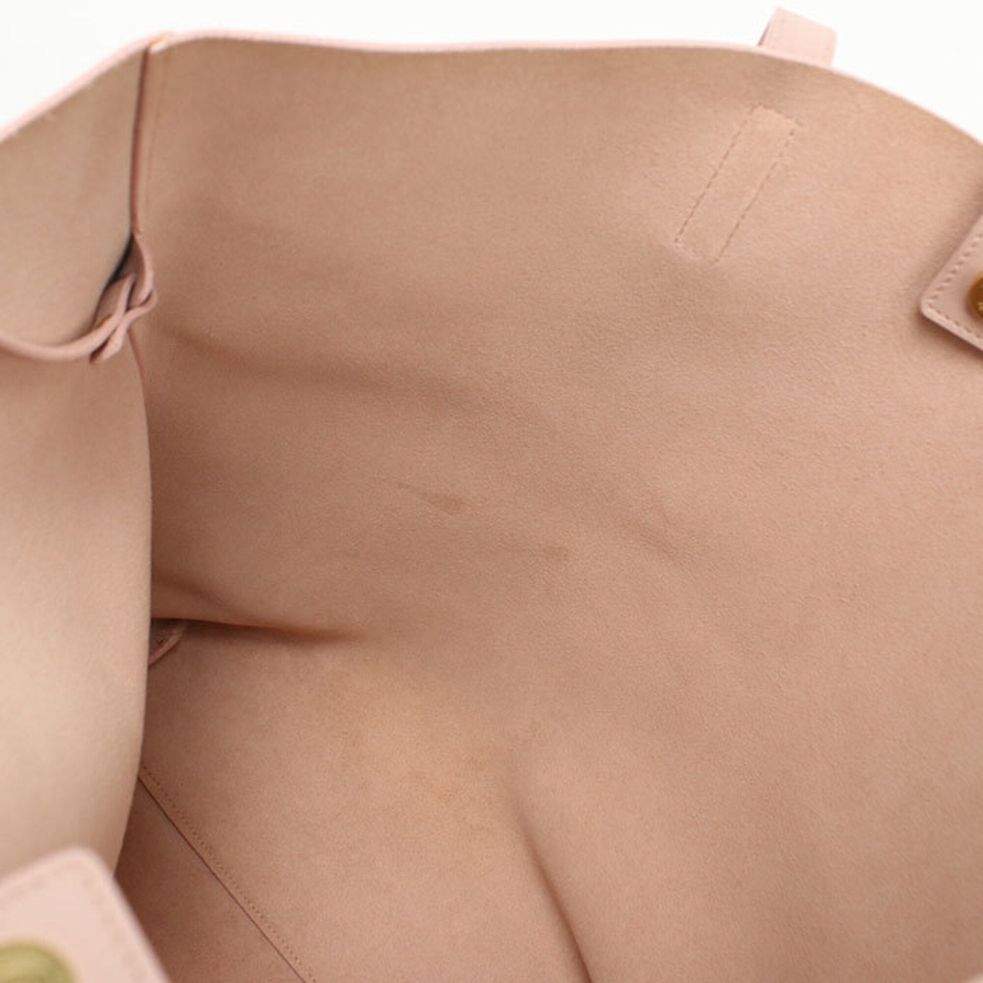Saint Laurent Pink Leather Pouch Tote Bag (Pre-Owned)