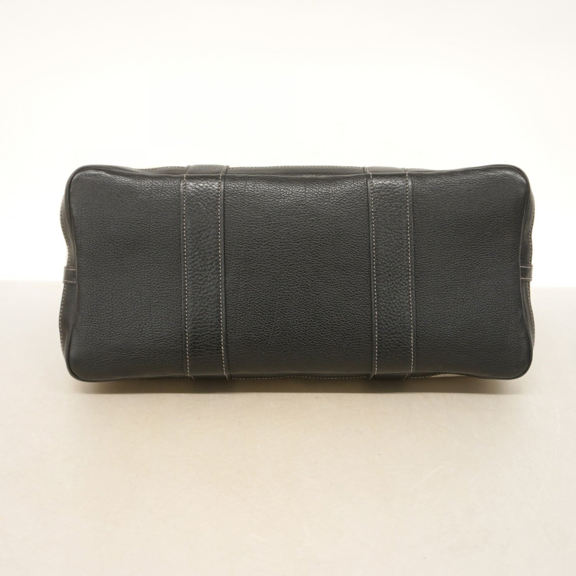 Hermes Black Toile H Tote Bag (Pre-Owned)
