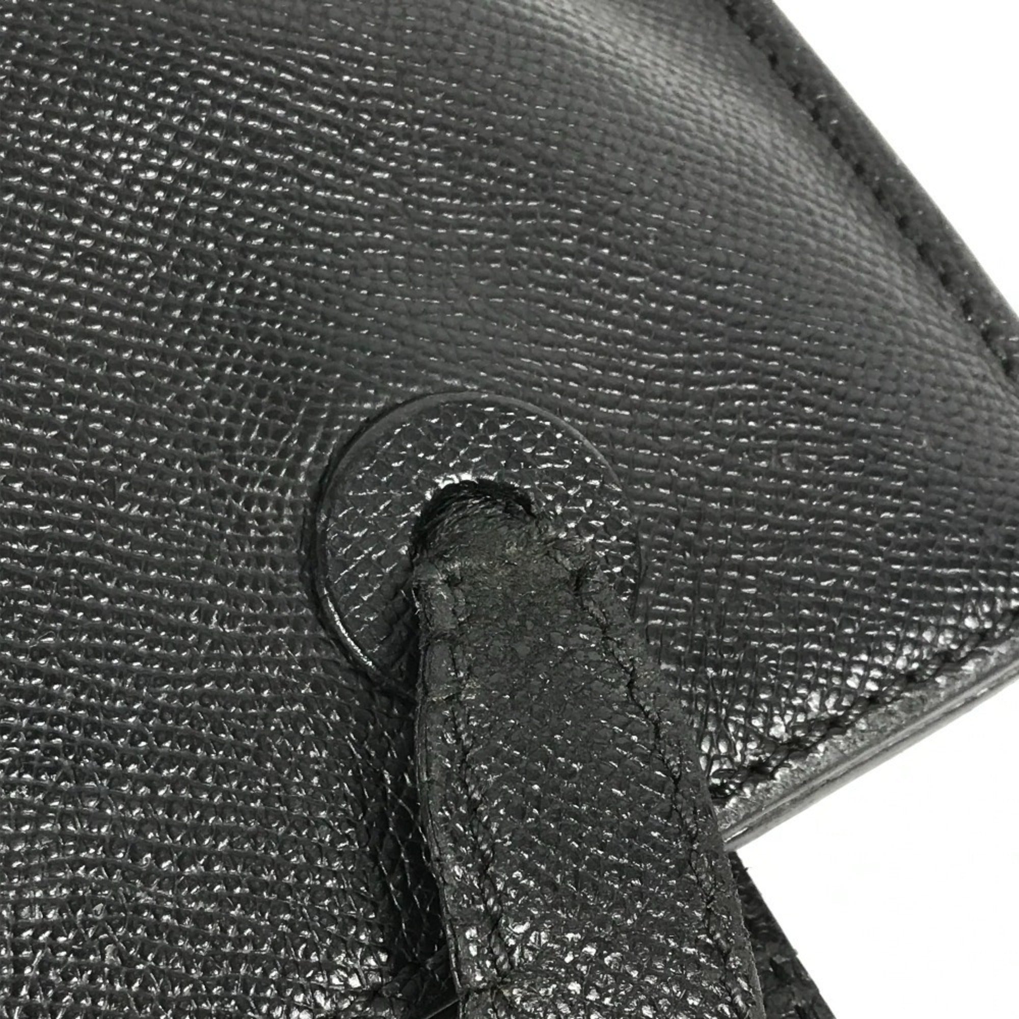 Chanel Black Grained Calfskin Shoulder Bag Tote Bag (Pre-Owned)