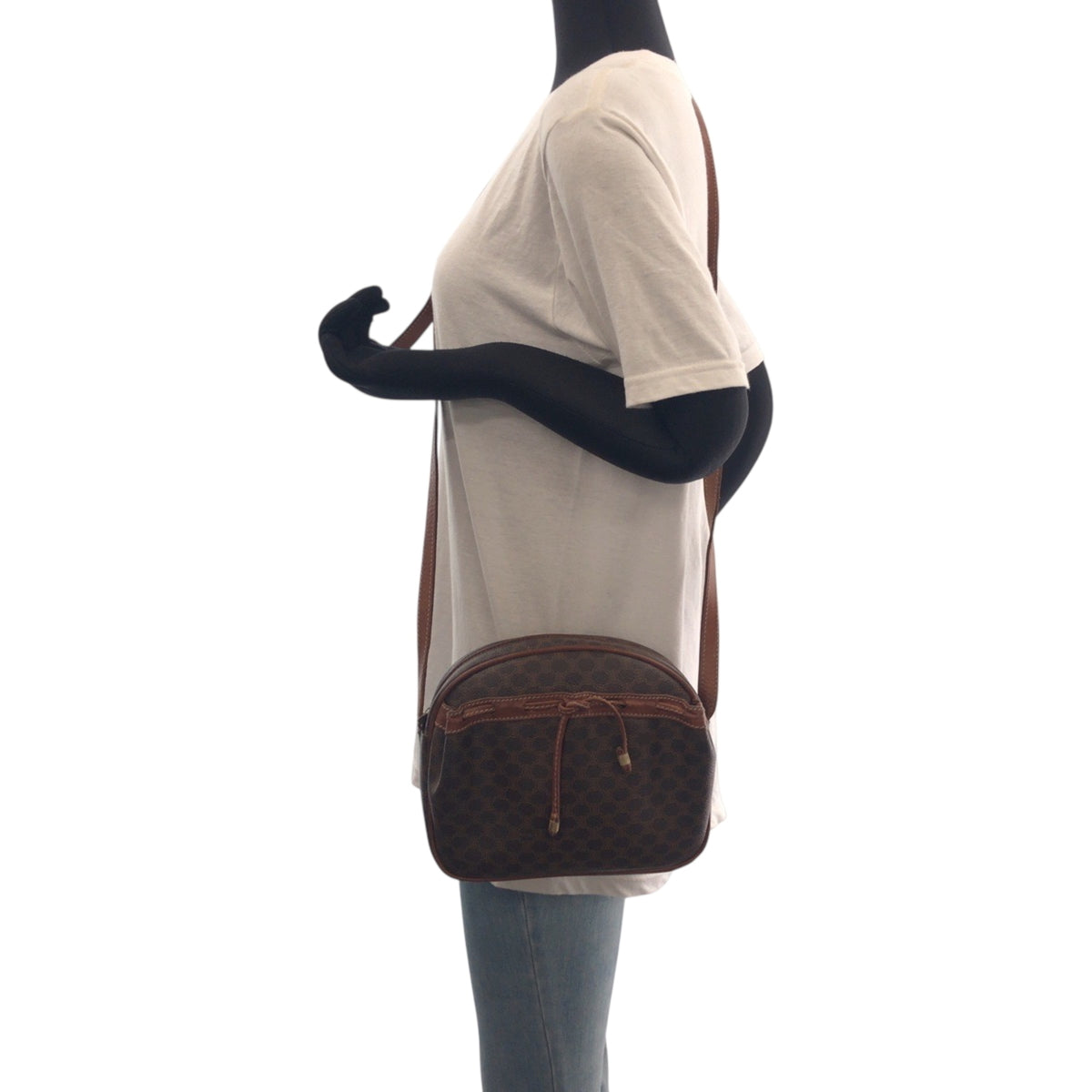 Celine Brown Pvc Pochette Shoulder Bag (Pre-Owned)