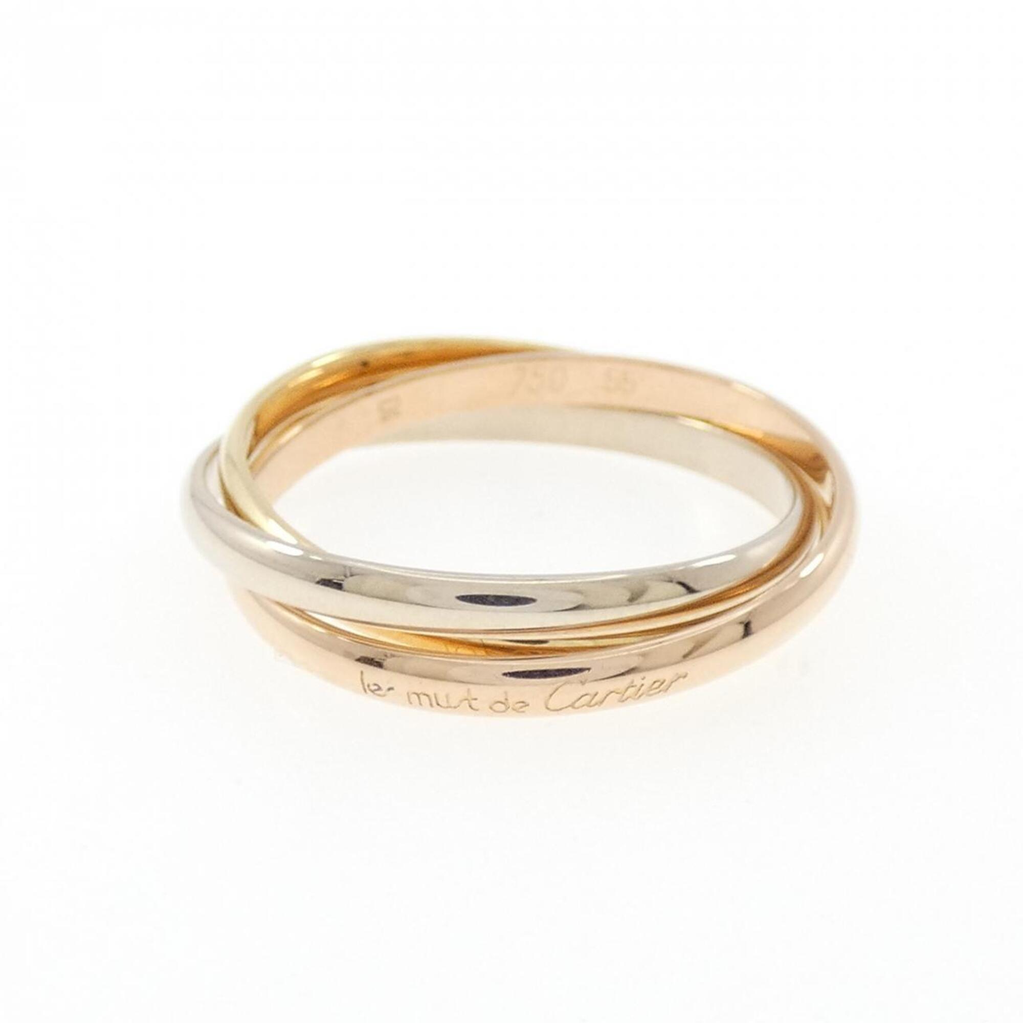 Cartier Yellow Gold (18K) Pink Gold (18K) White Gold (18K) Band Ring (Pre-Owned)