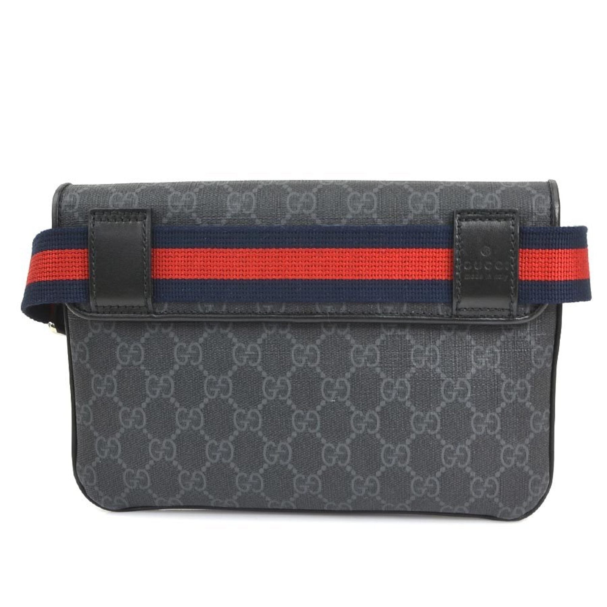 Gucci Black Gg Supreme Fanny Pack (Pre-Owned)