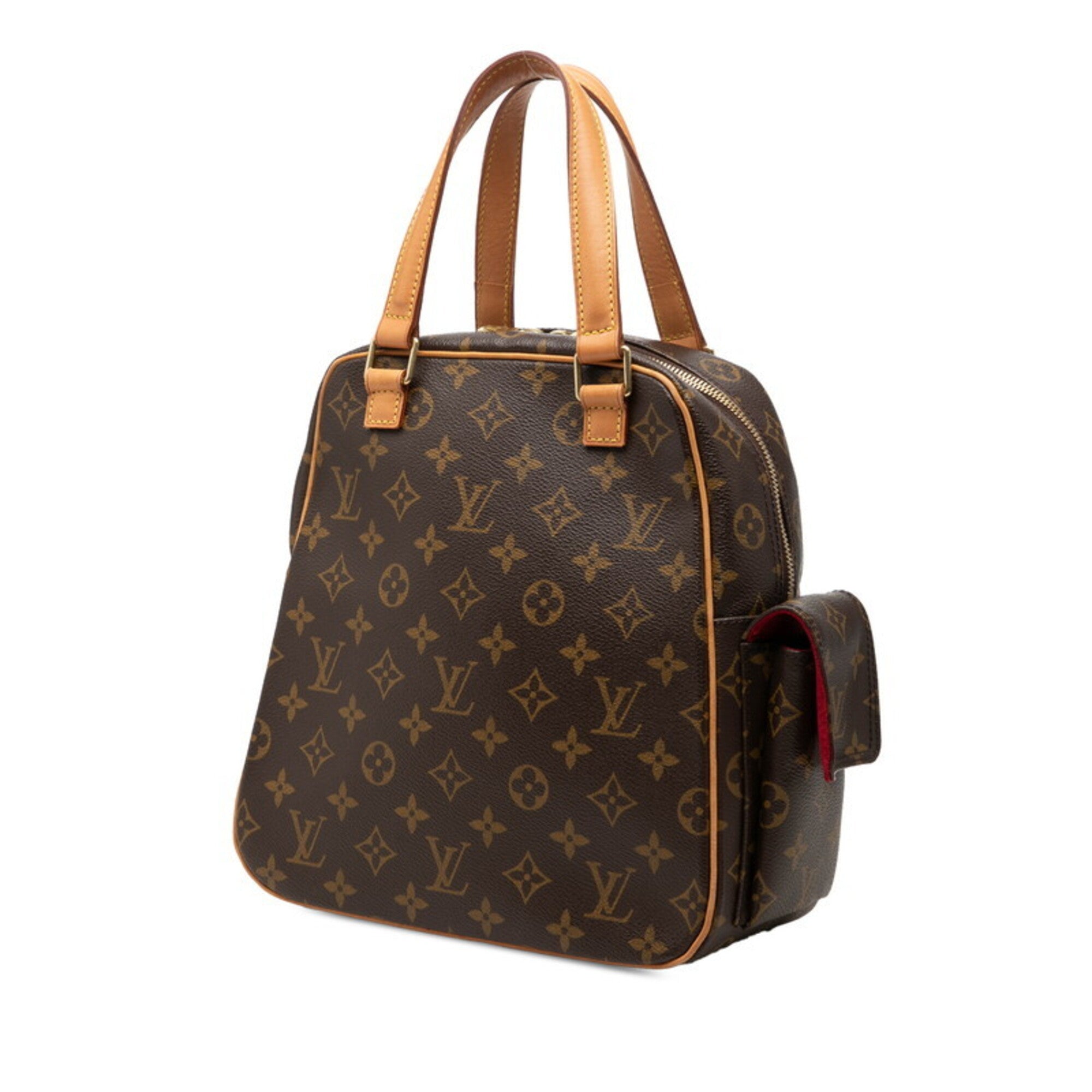 Louis Vuitton Brown Pvc Leather Handbag (Pre-Owned)